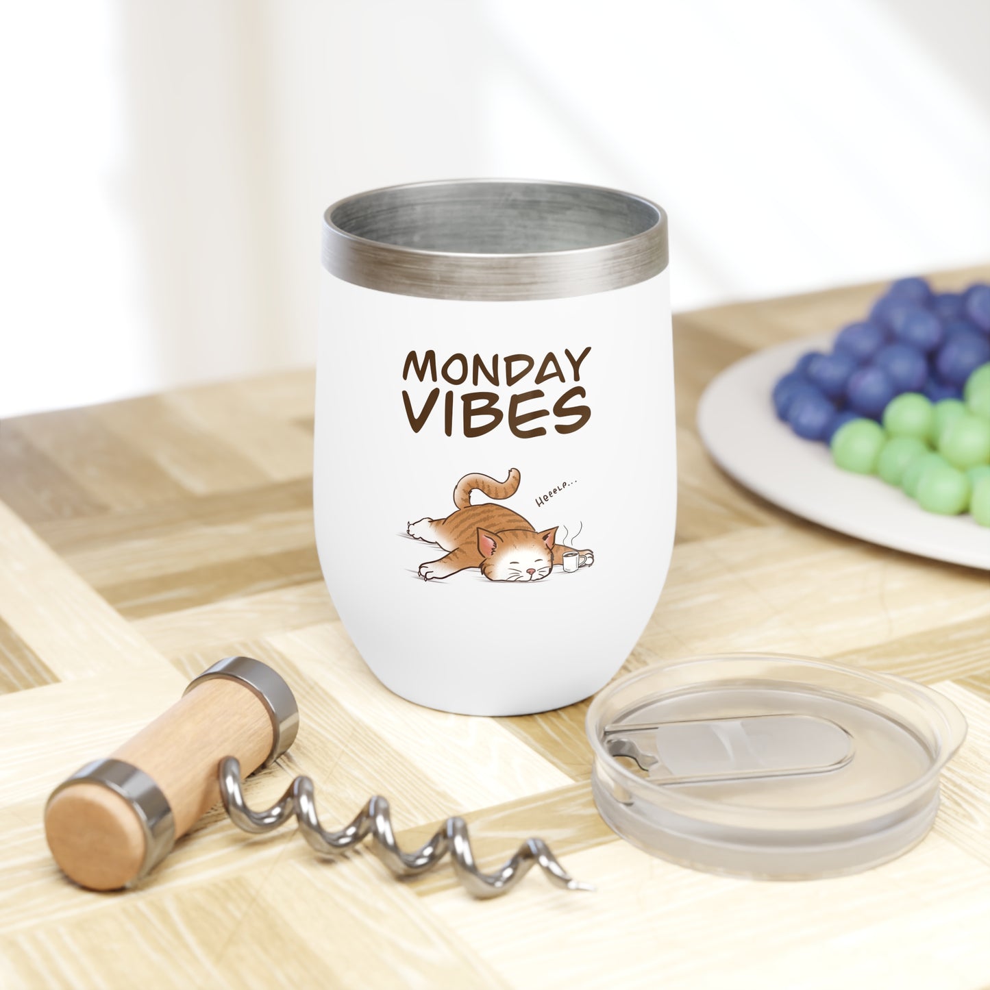 Monday Vibes - Chill Wine Tumbler