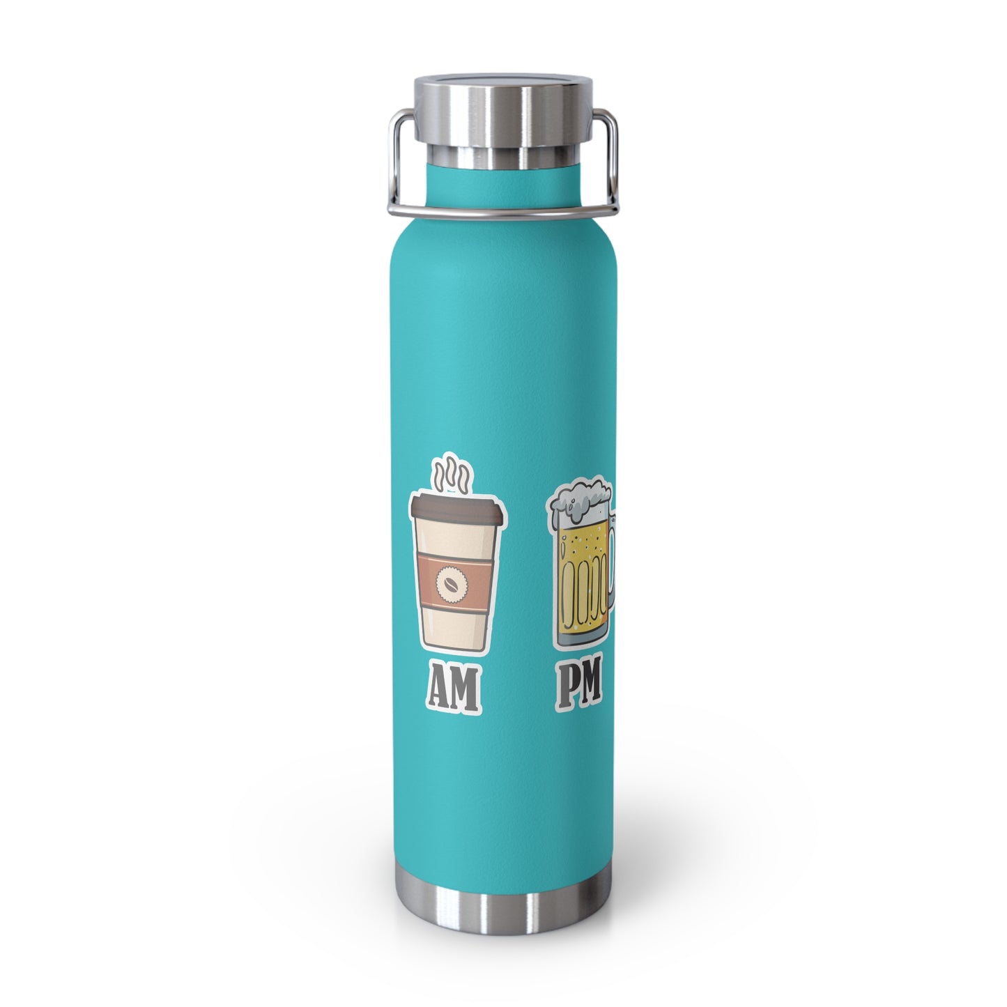 AM/PM - Copper Vacuum Insulated Bottle, 22oz