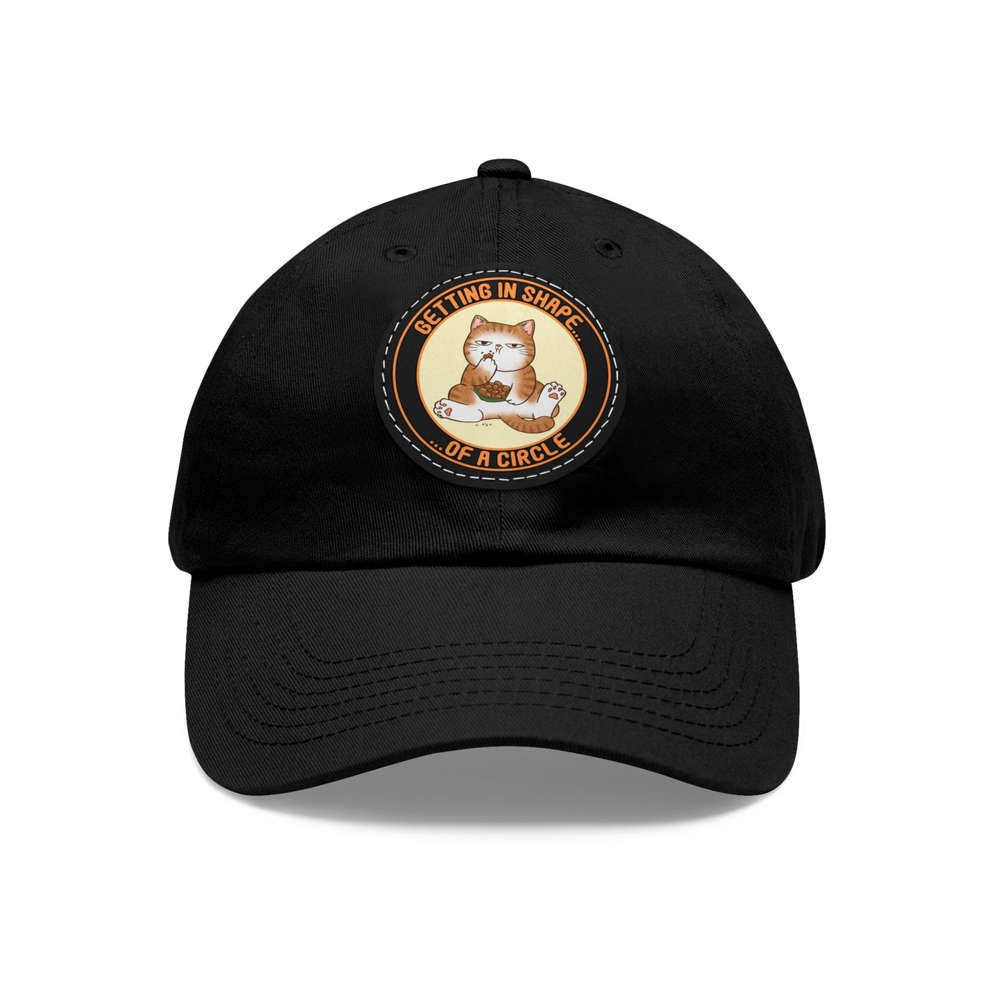 In Shape - Dad Hat with Leather Patch (Round)