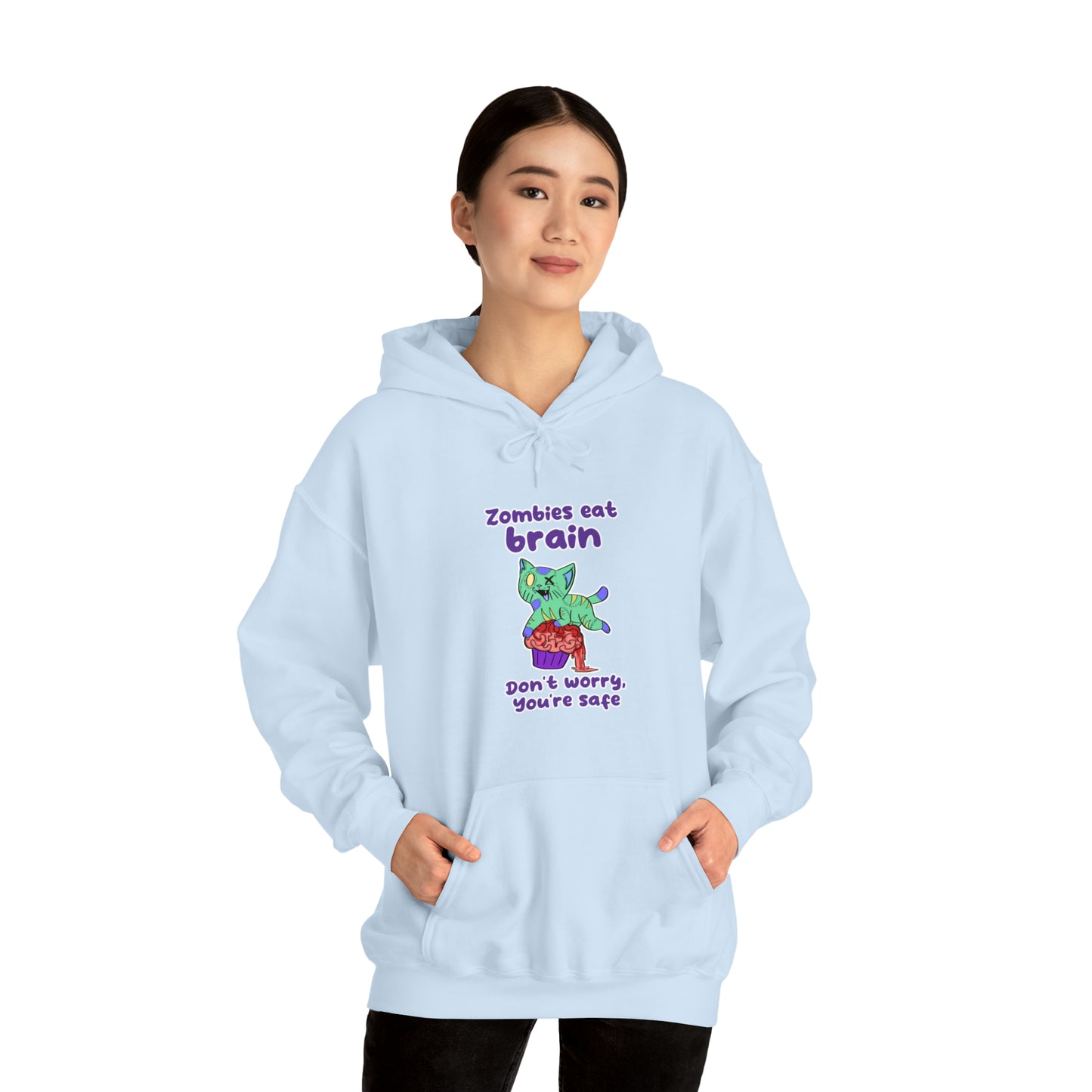 Zombie Cat - Unisex Heavy Blend™ Hooded Sweatshirt