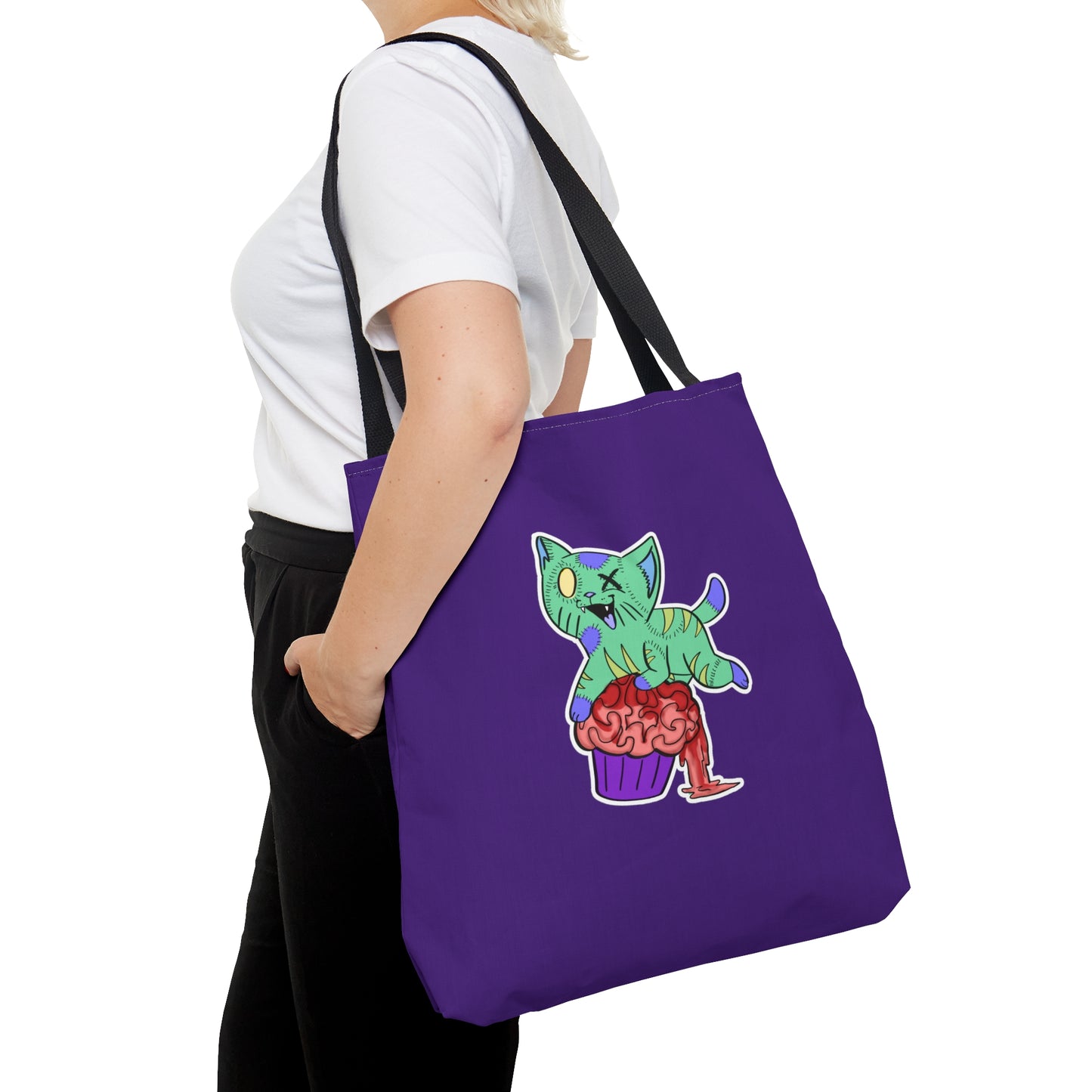 Zombie Cat - Tote Bag (AOP)