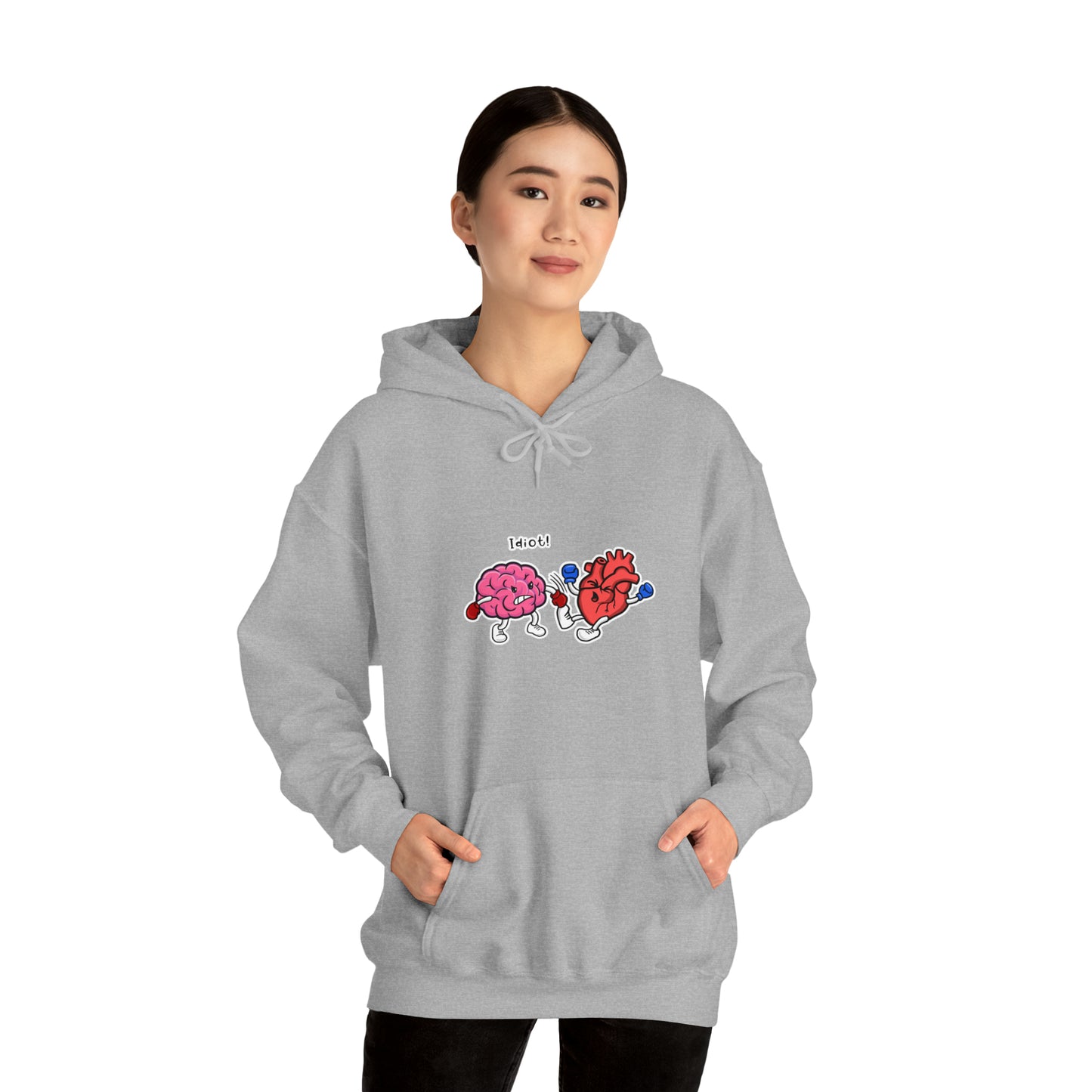 Brain x Heart - Unisex Heavy Blend™ Hooded Sweatshirt