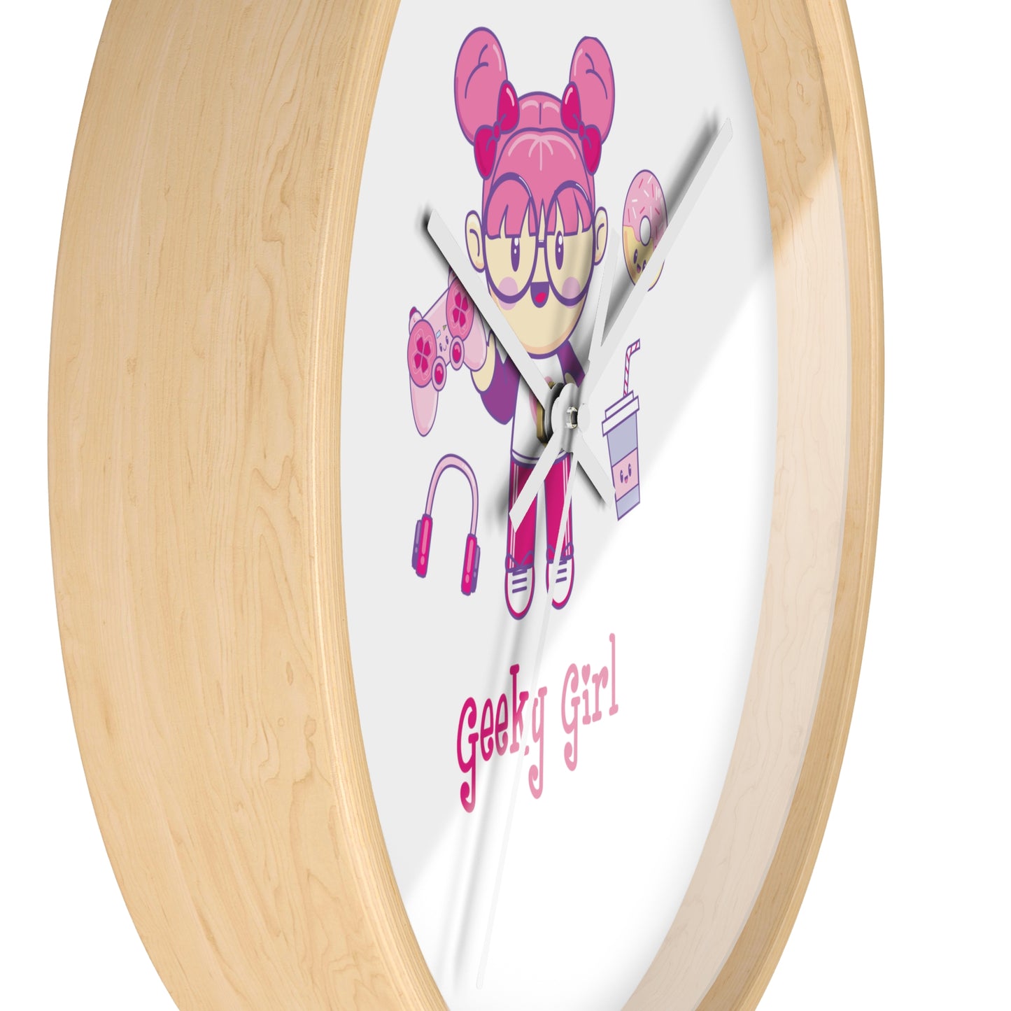 Geek Girl - Wall Clock