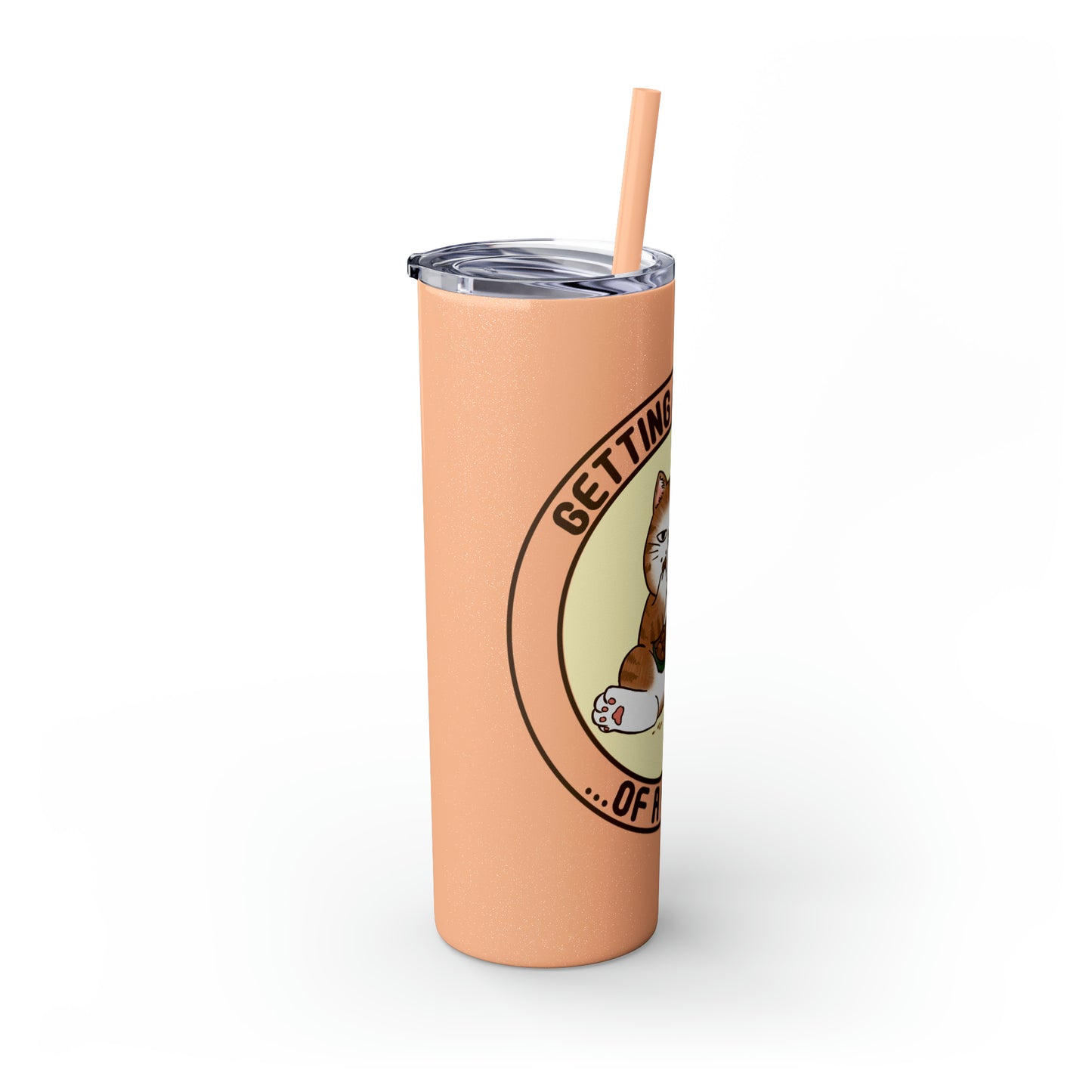 In Shape - Skinny Tumbler with Straw, 20oz