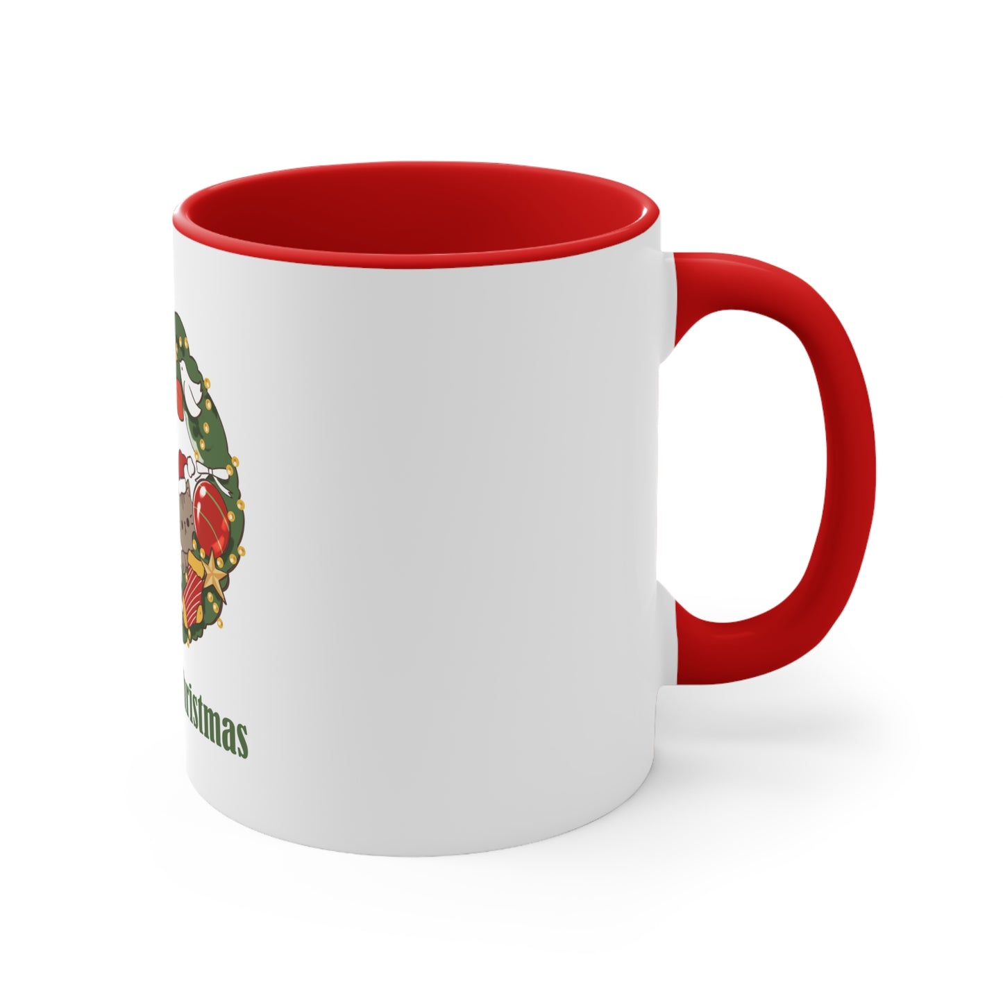 Meow Christmas - Accent Coffee Mug, 11oz