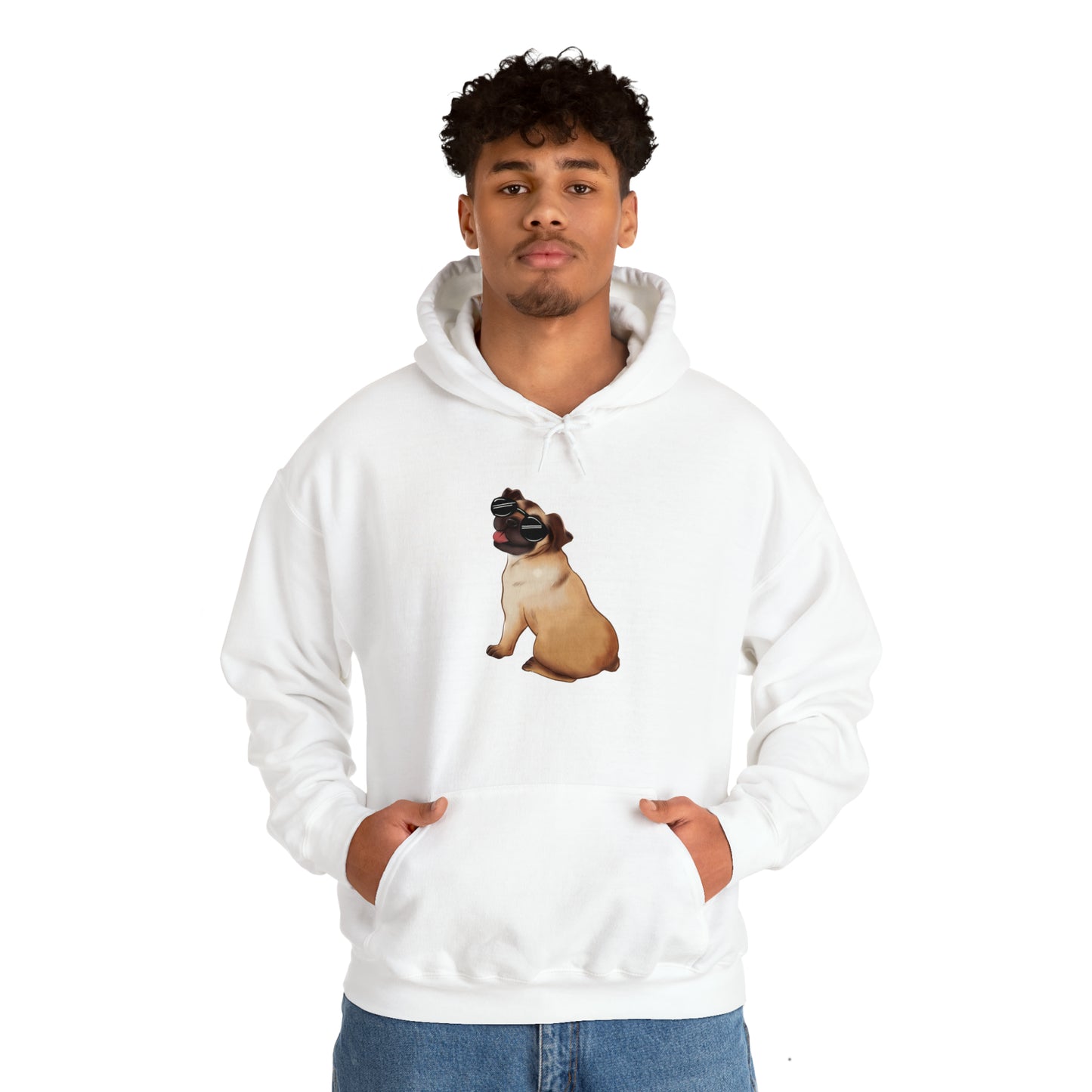 Pug -Unisex Heavy Blend™ Hooded Sweatshirt