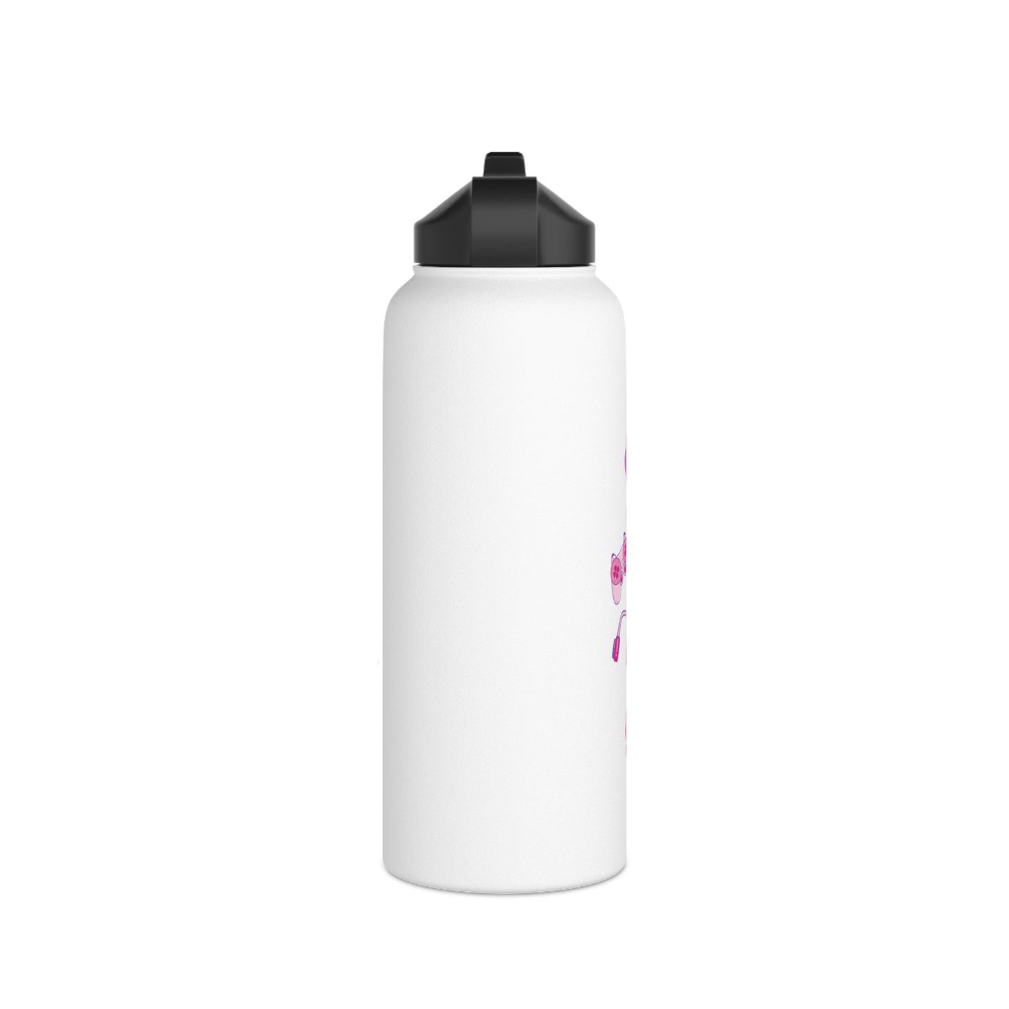 Geek Girl - Stainless Steel Water Bottle, Standard Lid