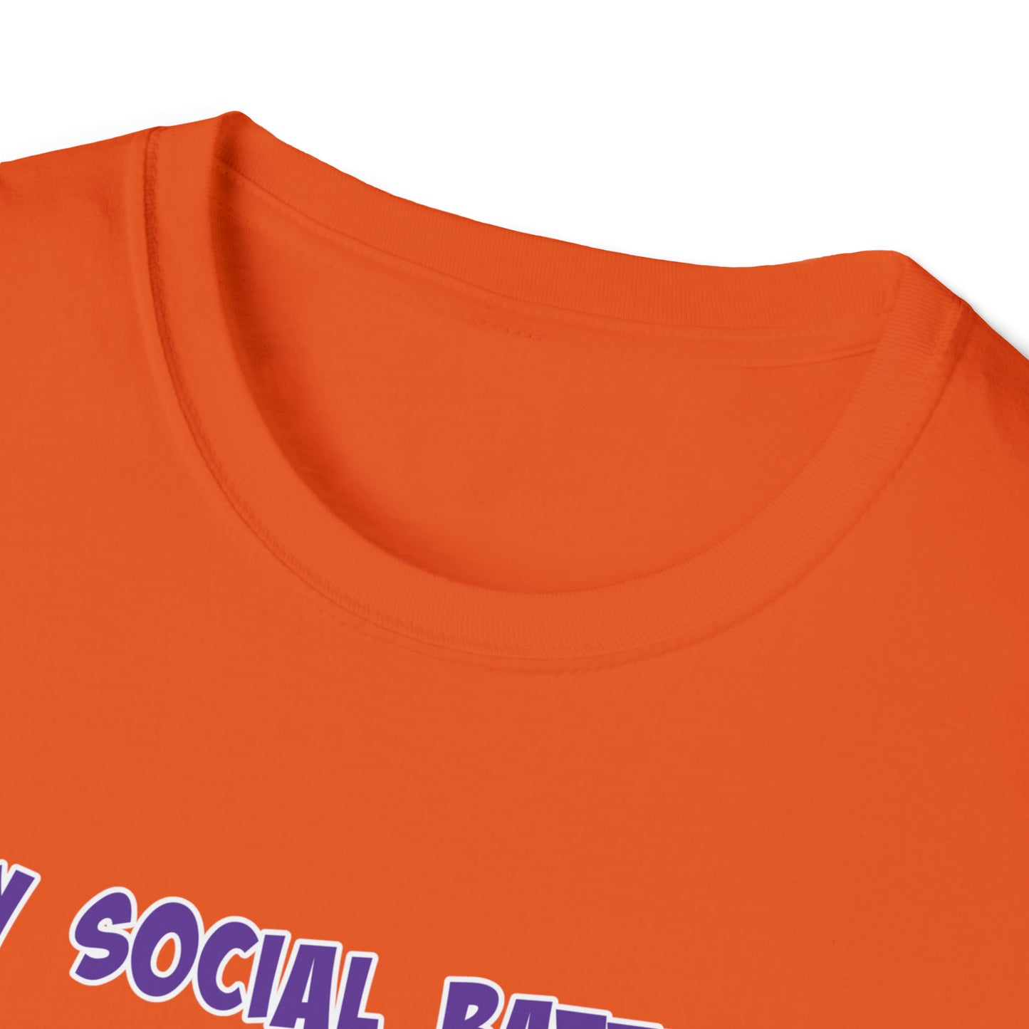 Social Battery - Unisex Softstyle T-Shirt