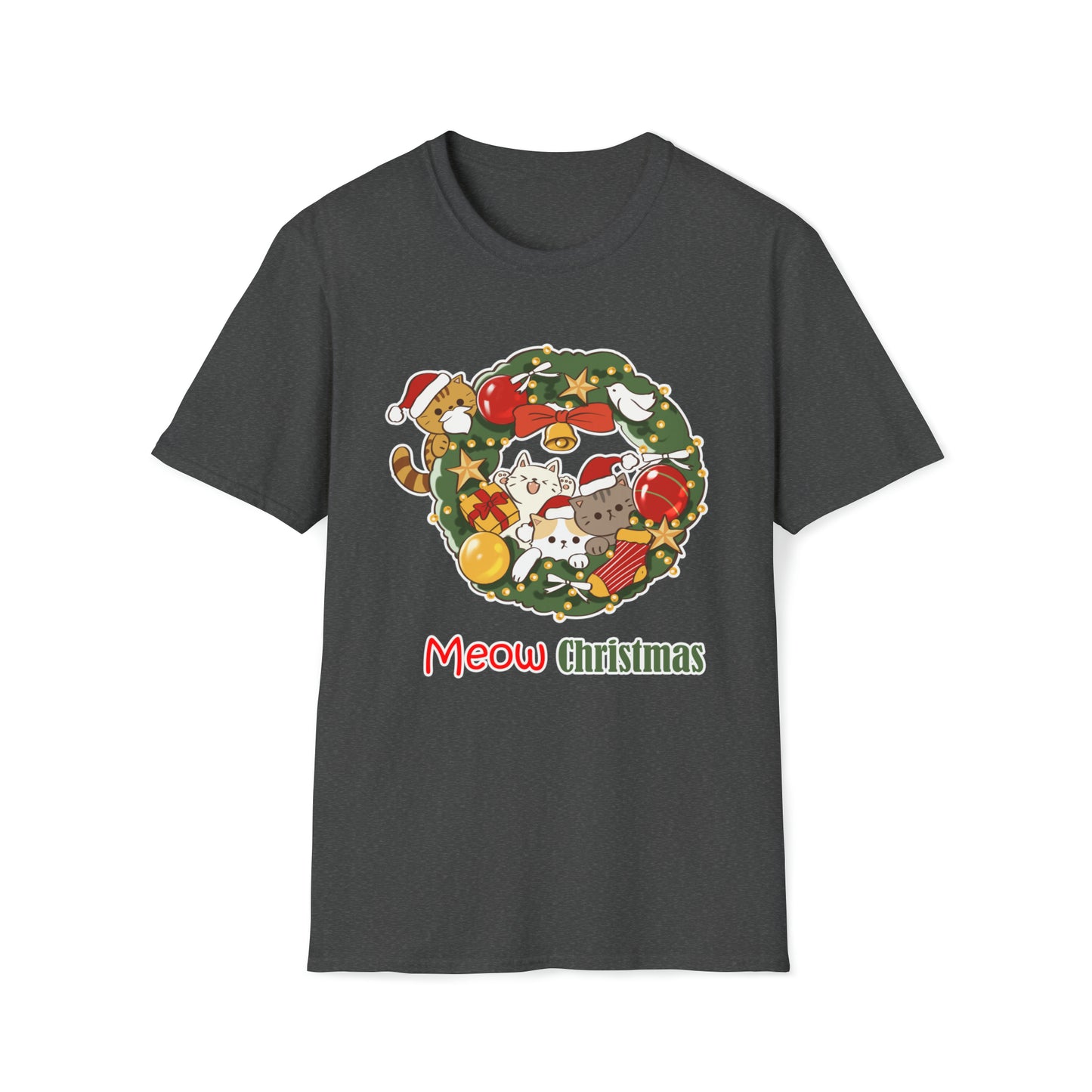 Meow Christmas - Unisex Softstyle T-Shirt