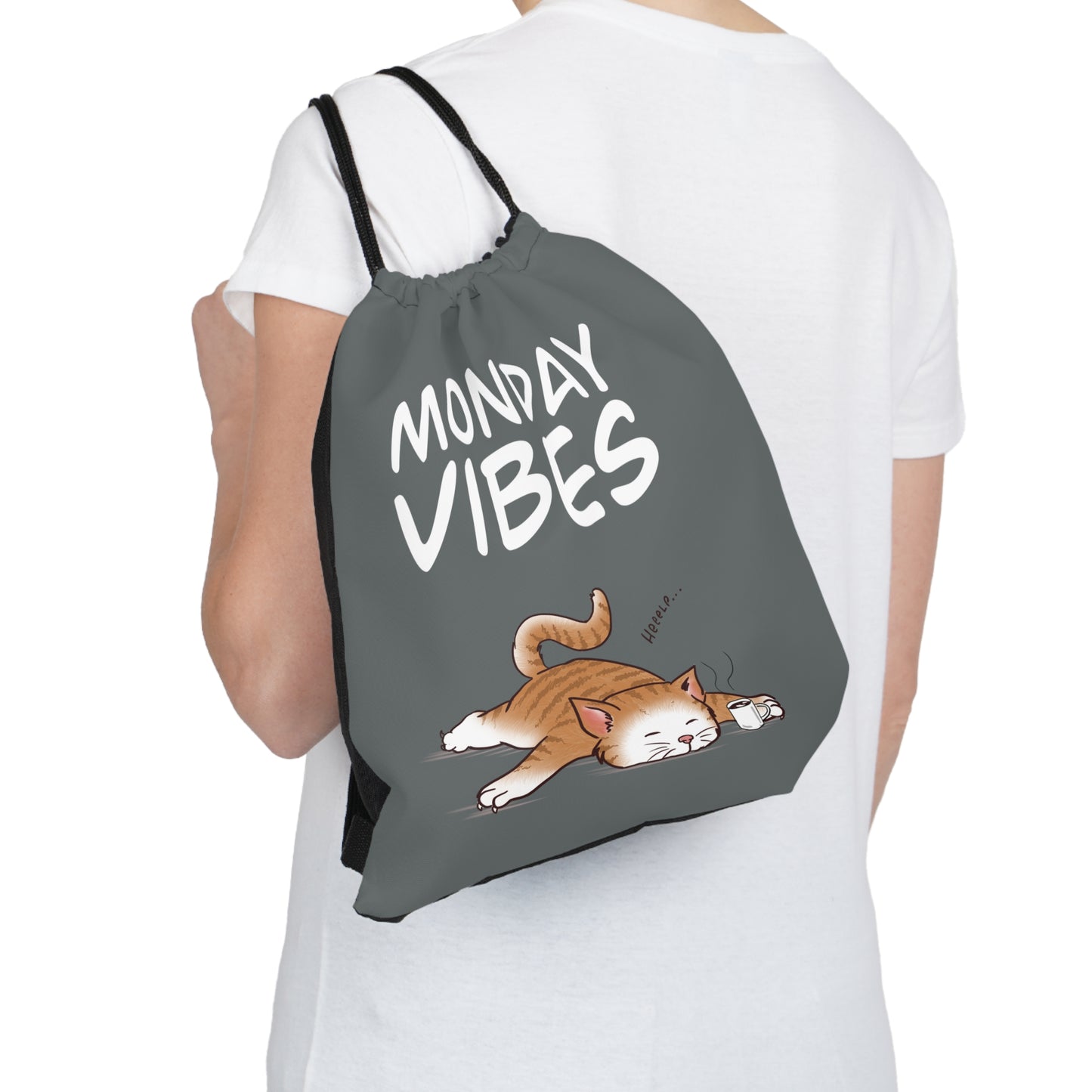 Monday Vibes - Outdoor Drawstring Bag