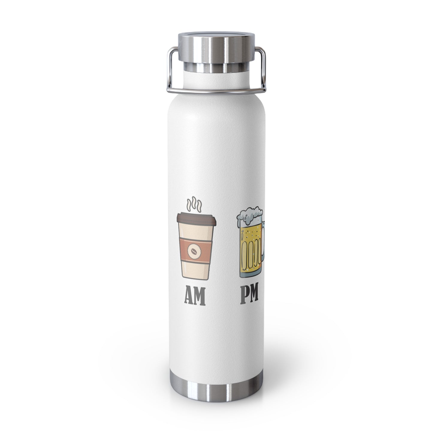 AM/PM - Copper Vacuum Insulated Bottle, 22oz