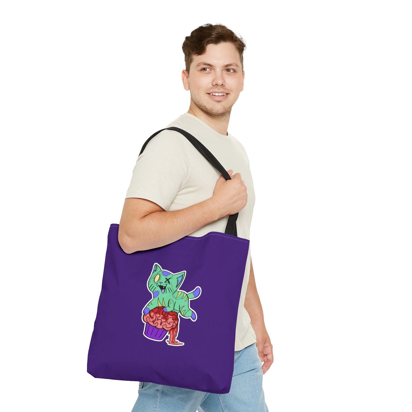 Zombie Cat - Tote Bag (AOP)