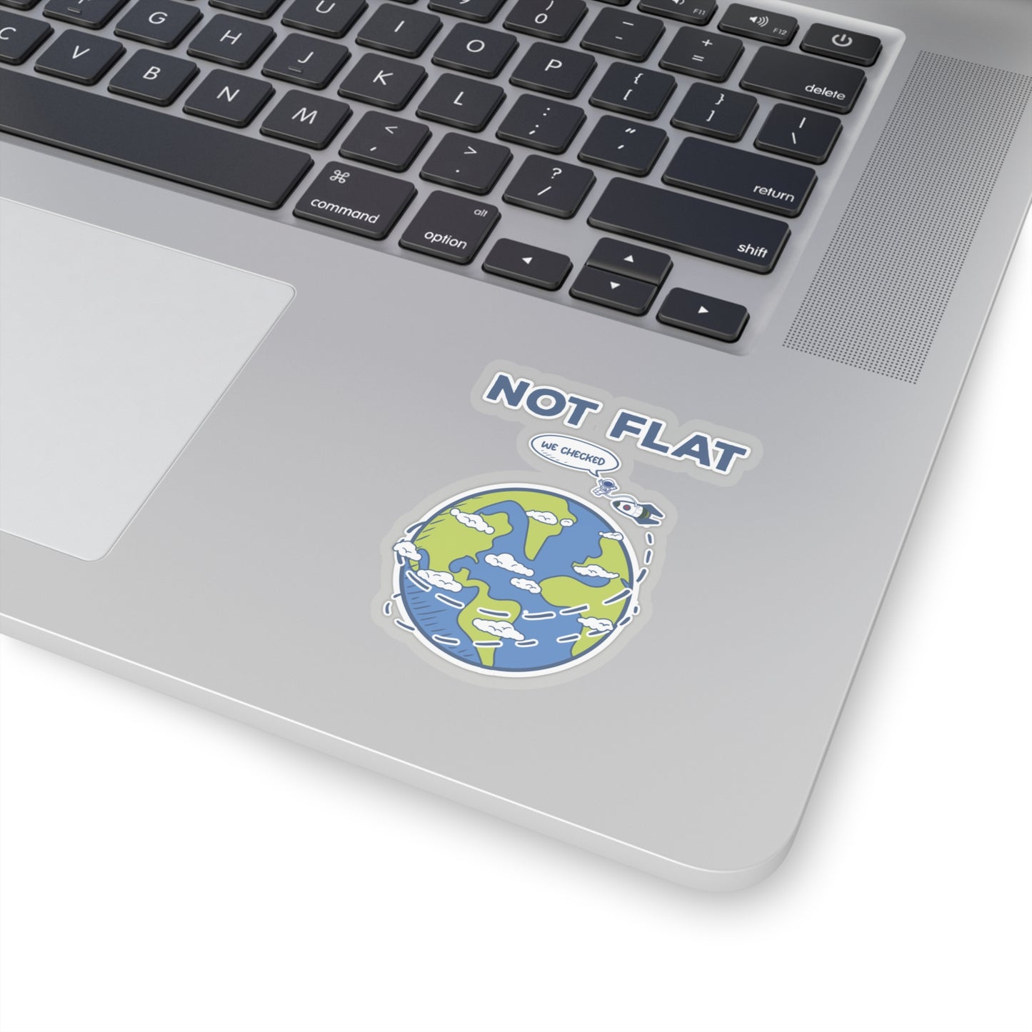 Flat Earth - Kiss-Cut Stickers