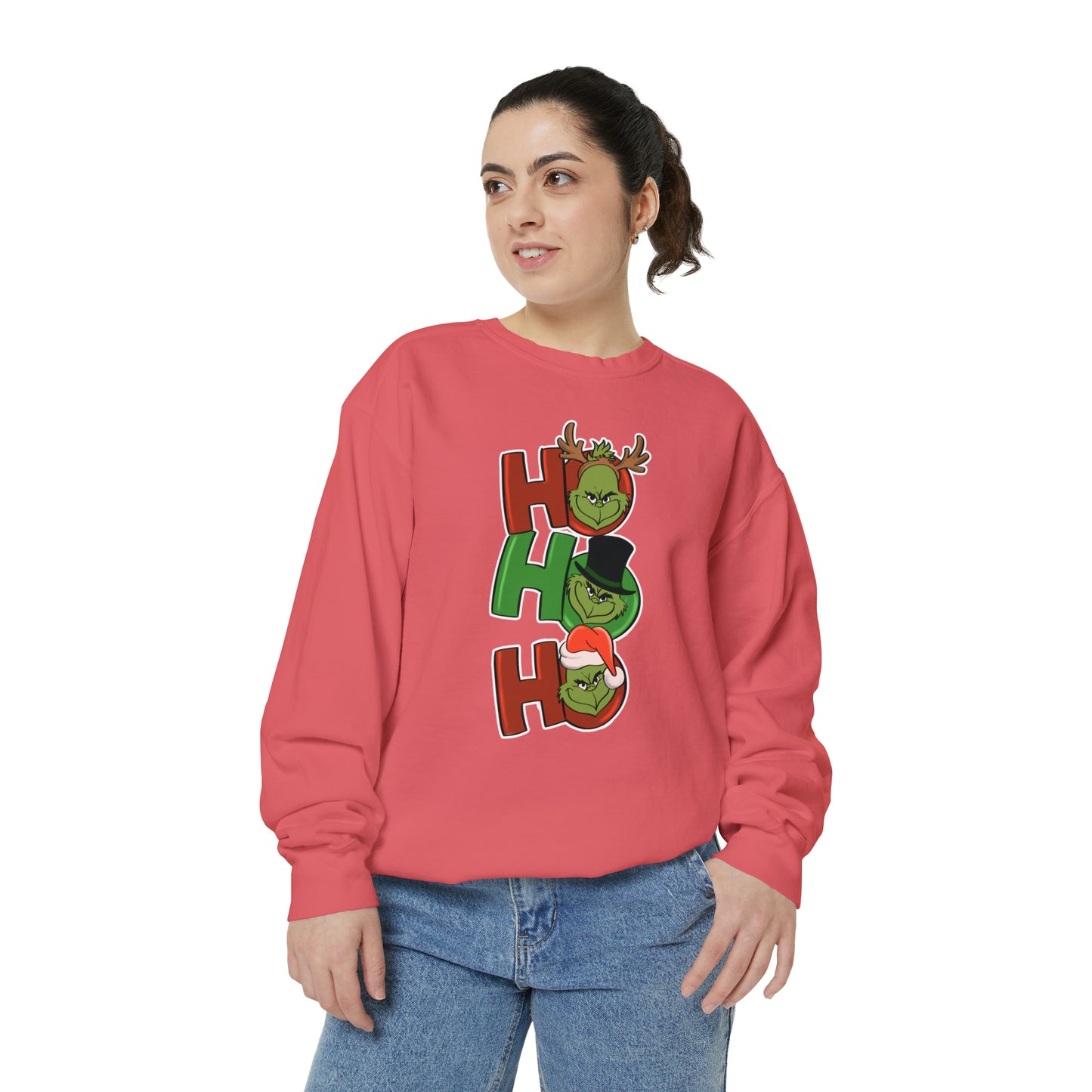 Grinch - Unisex Garment-Dyed Sweatshirt