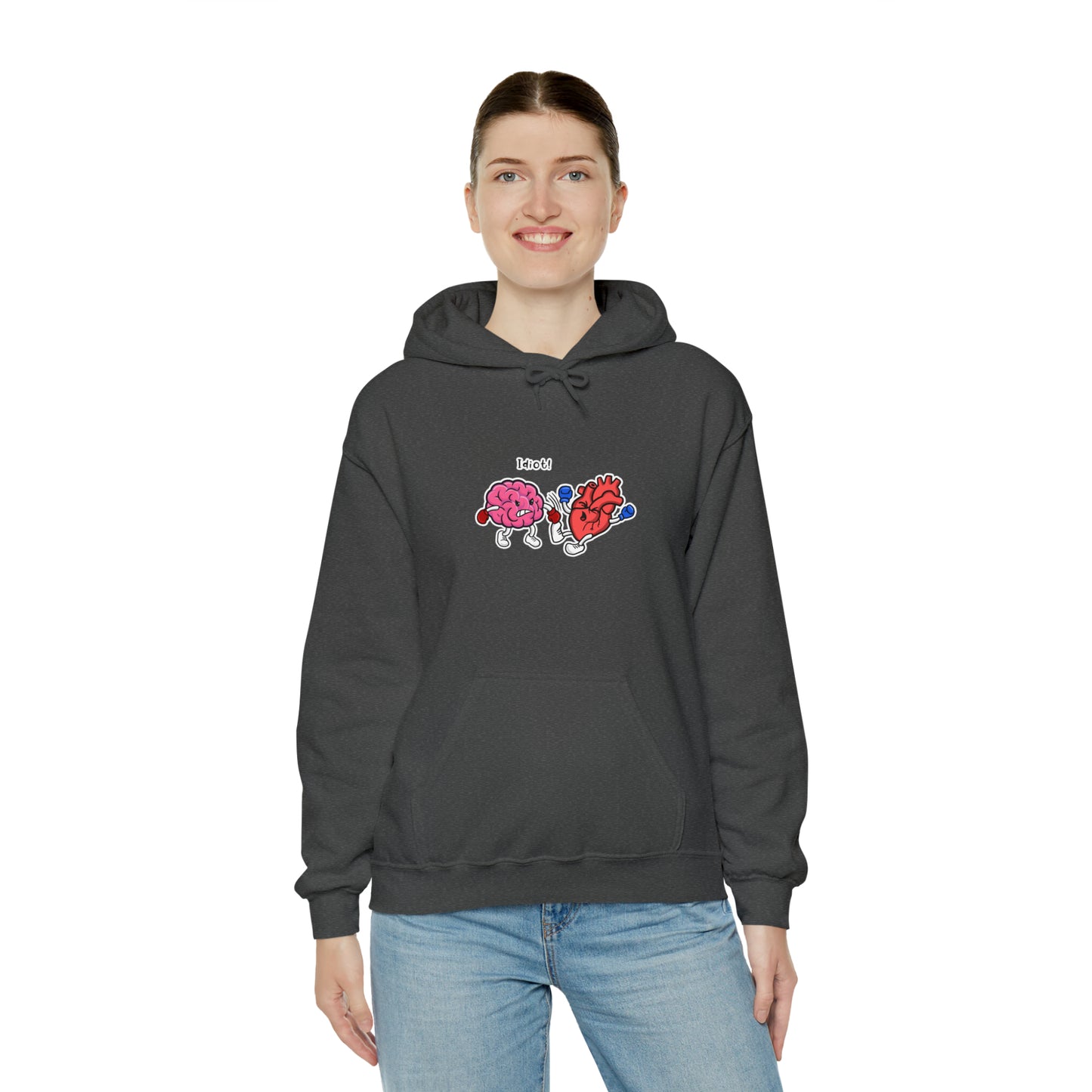 Brain x Heart - Unisex Heavy Blend™ Hooded Sweatshirt