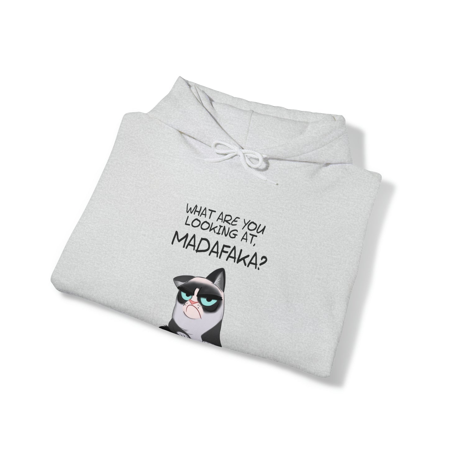 What you're looking at, Madafaka? - Unisex Heavy Blend™ Hooded Sweatshirt