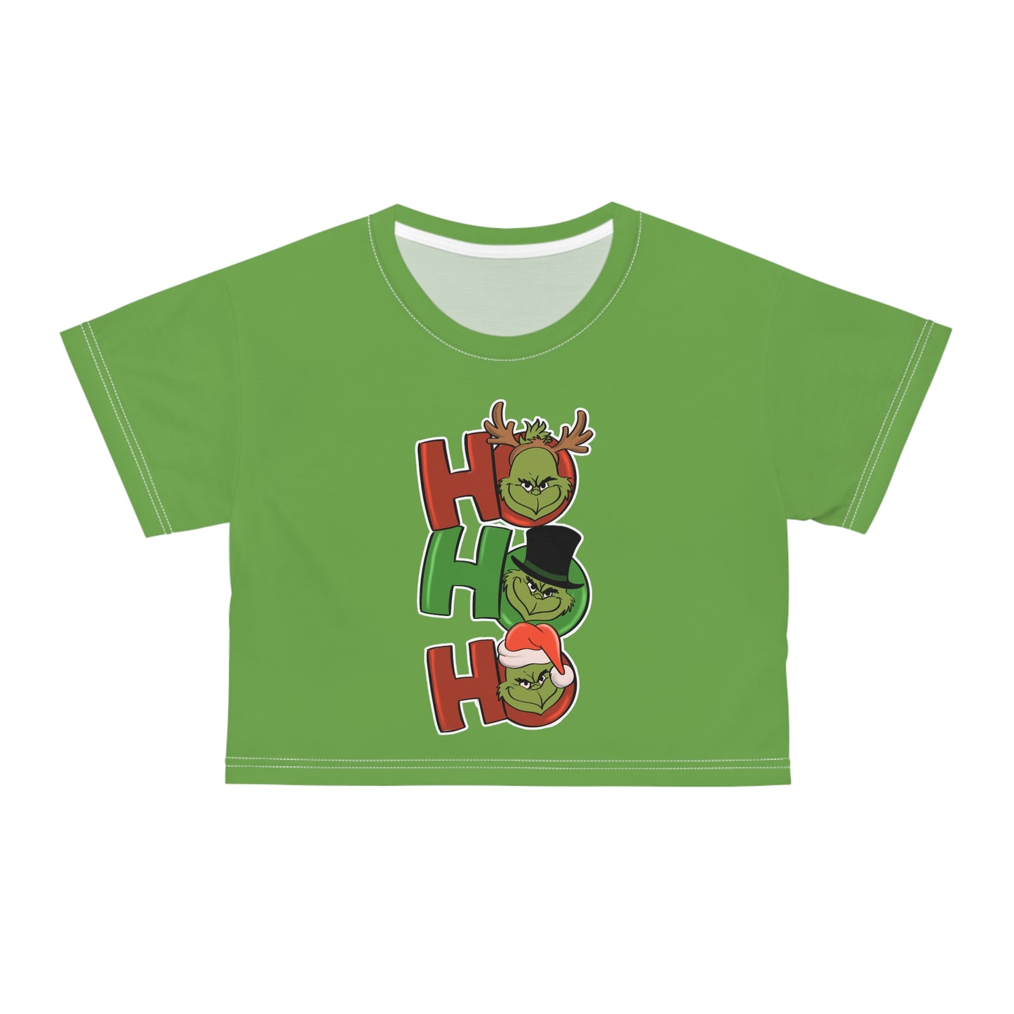 Grinch - Crop Tee (AOP)