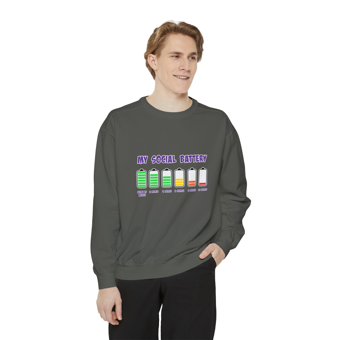 Unisex Garment-Dyed Sweatshirt