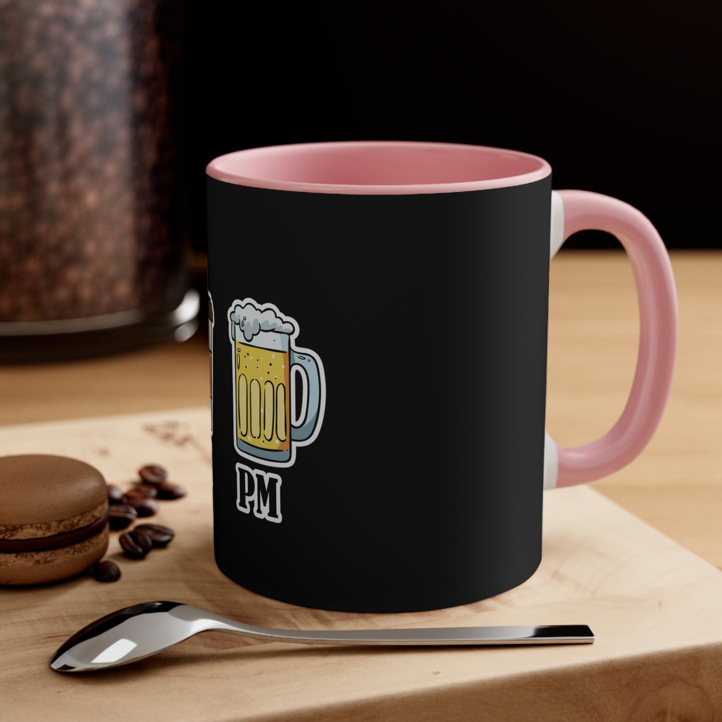 AM/PM - Accent Coffee Mug, 11oz