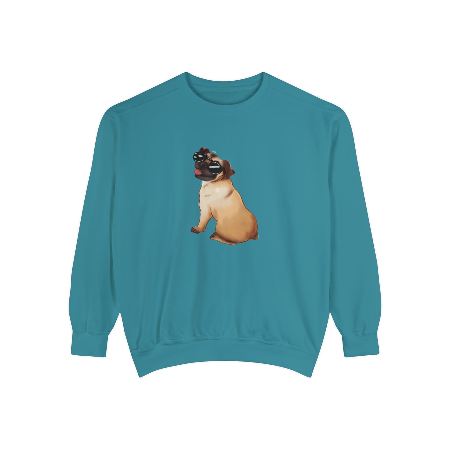 Pug - Unisex Garment-Dyed Sweatshirt