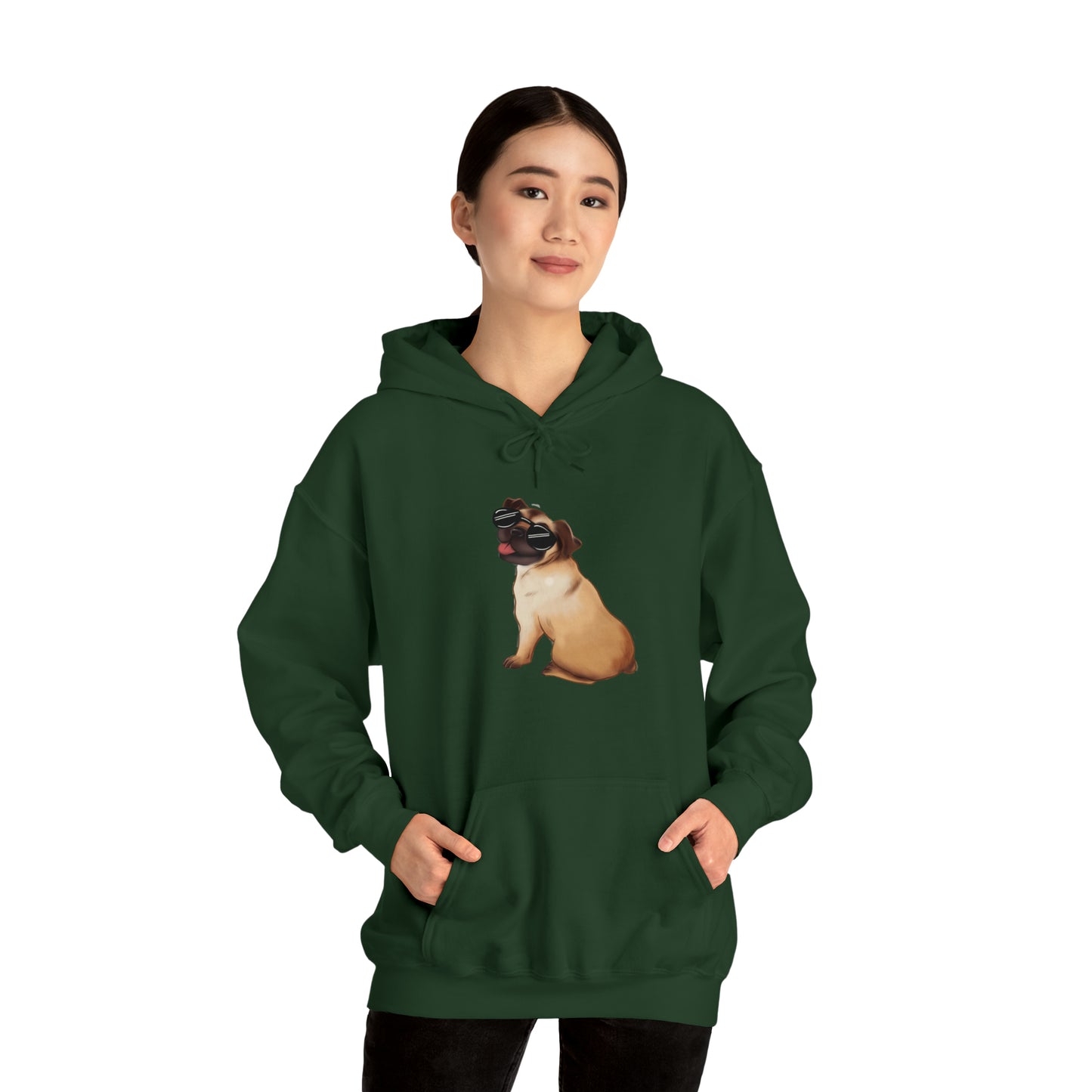 Pug -Unisex Heavy Blend™ Hooded Sweatshirt