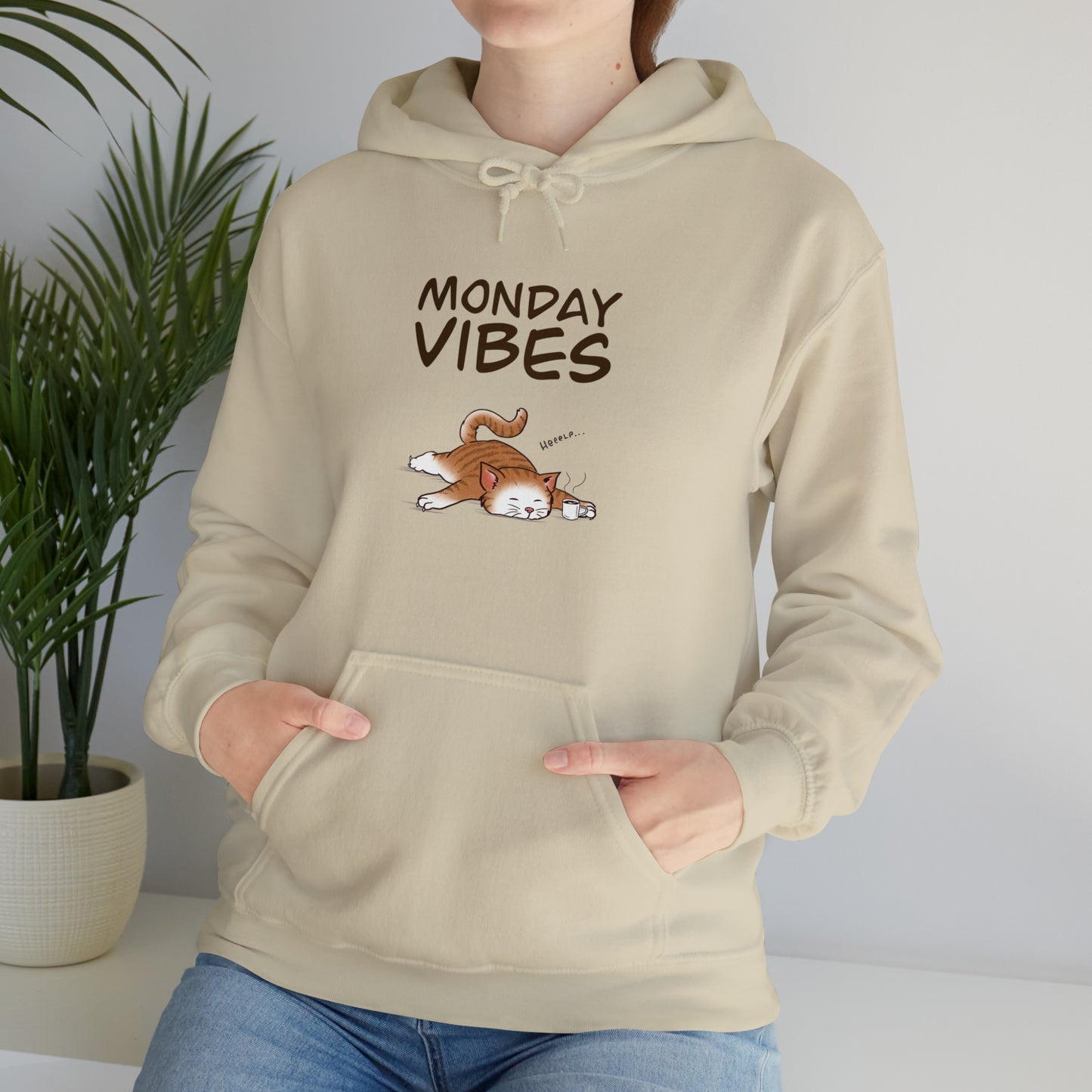 Monday Vibes - Unisex Heavy Blend™ Hooded Sweatshirt