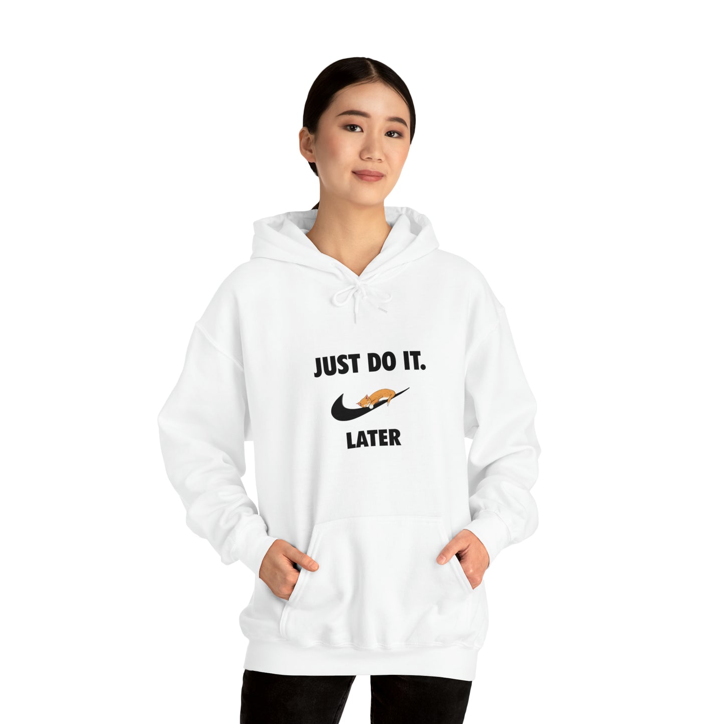 Just do it later - Unisex Heavy Blend™ Hooded Sweatshirt