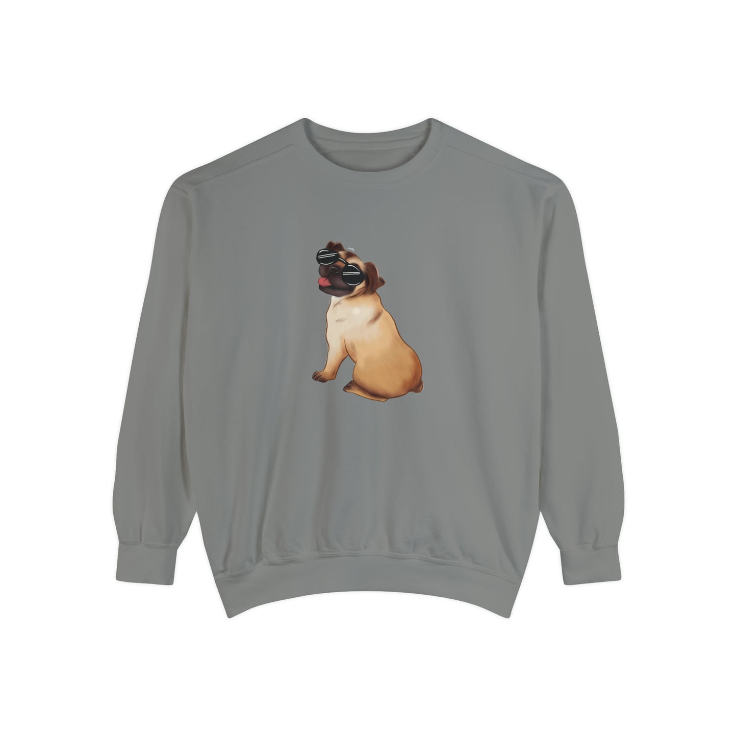 Pug - Unisex Garment-Dyed Sweatshirt