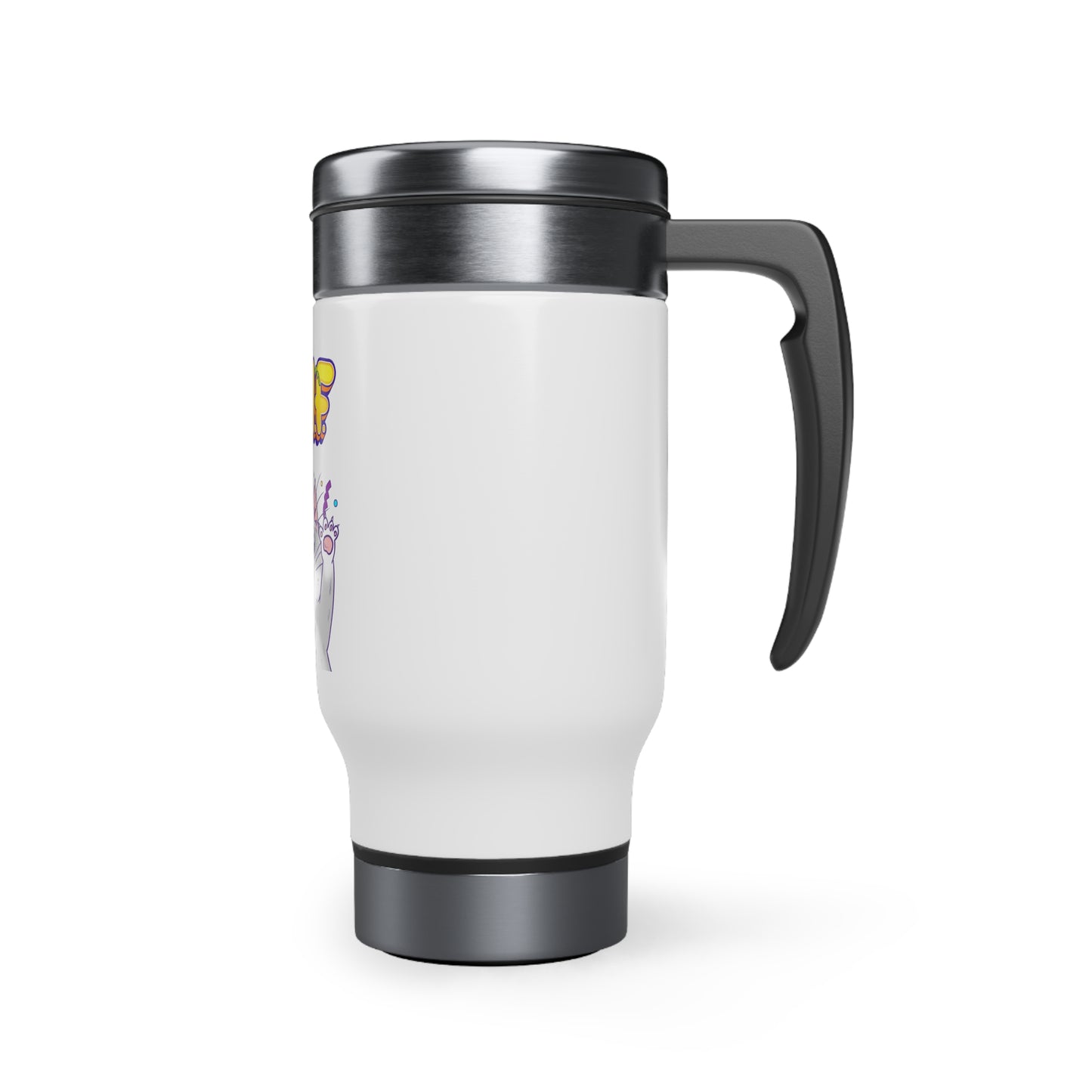 TGIF - Stainless Steel Travel Mug with Handle, 14oz