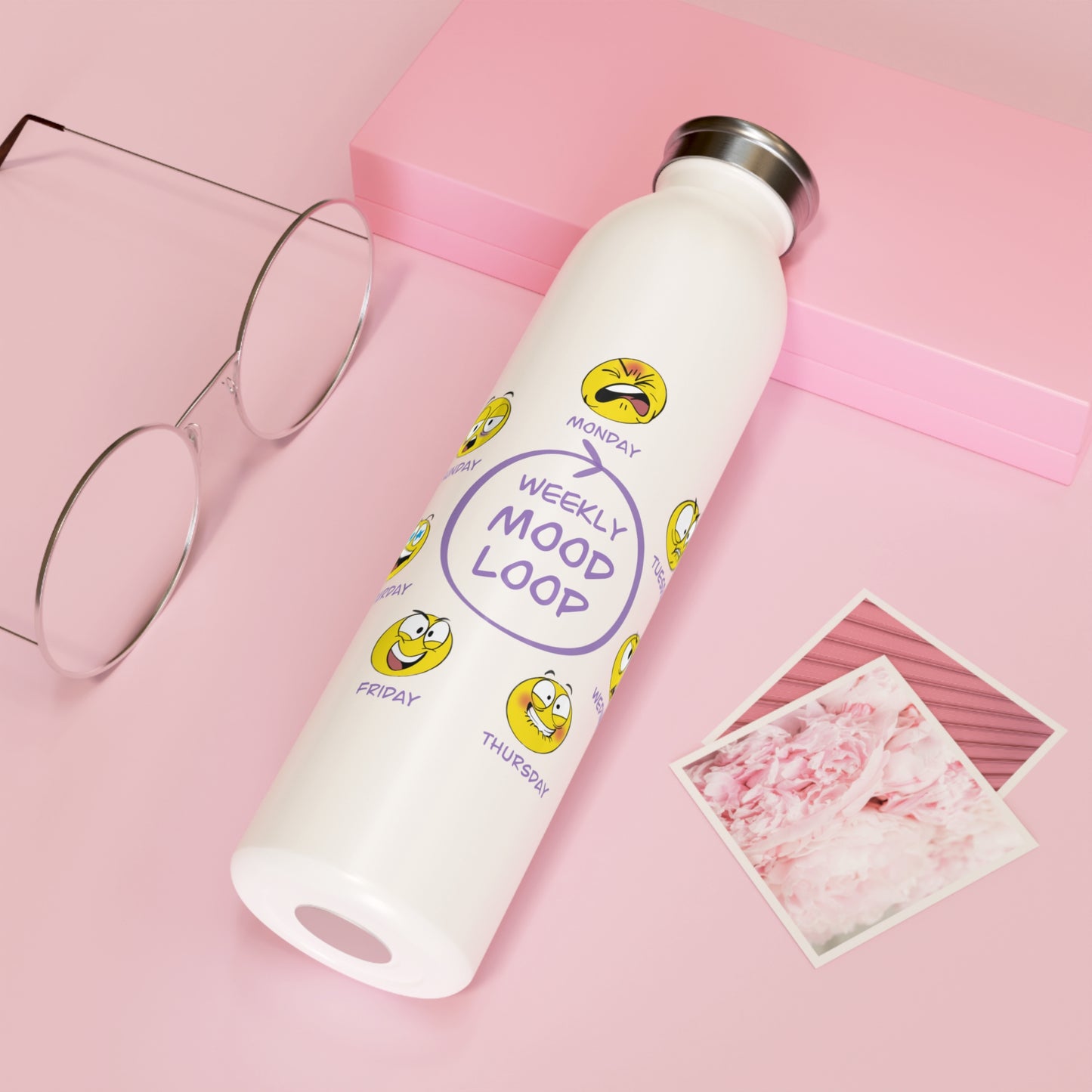 Mood Loop - Slim Water Bottle