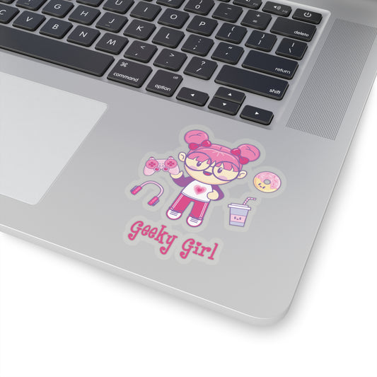 Geek Girl - Kiss-Cut Stickers