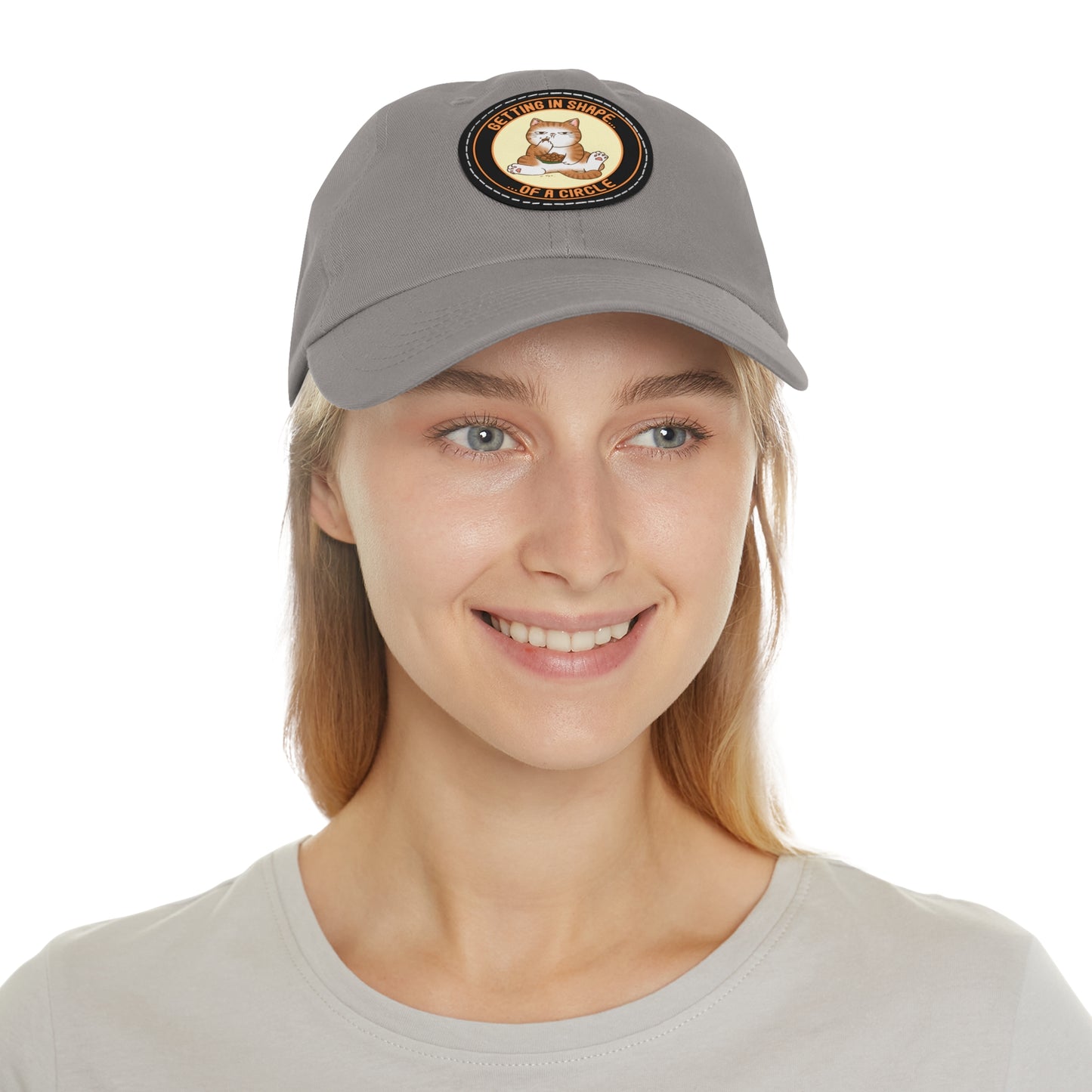 In Shape - Dad Hat with Leather Patch (Round)