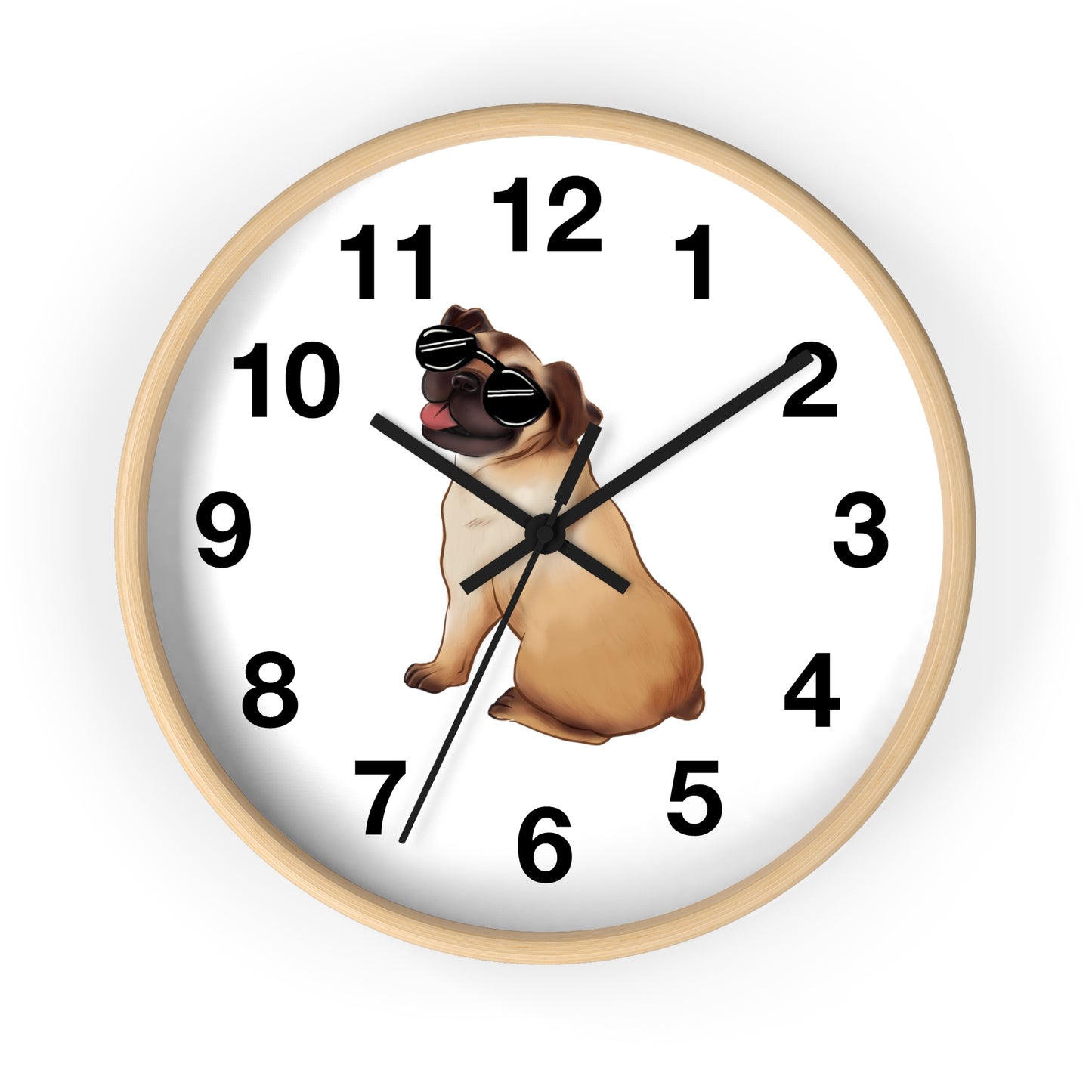 Pug - Wall Clock