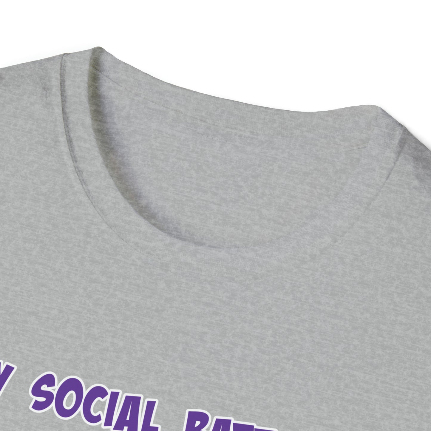 Social Battery - Unisex Softstyle T-Shirt