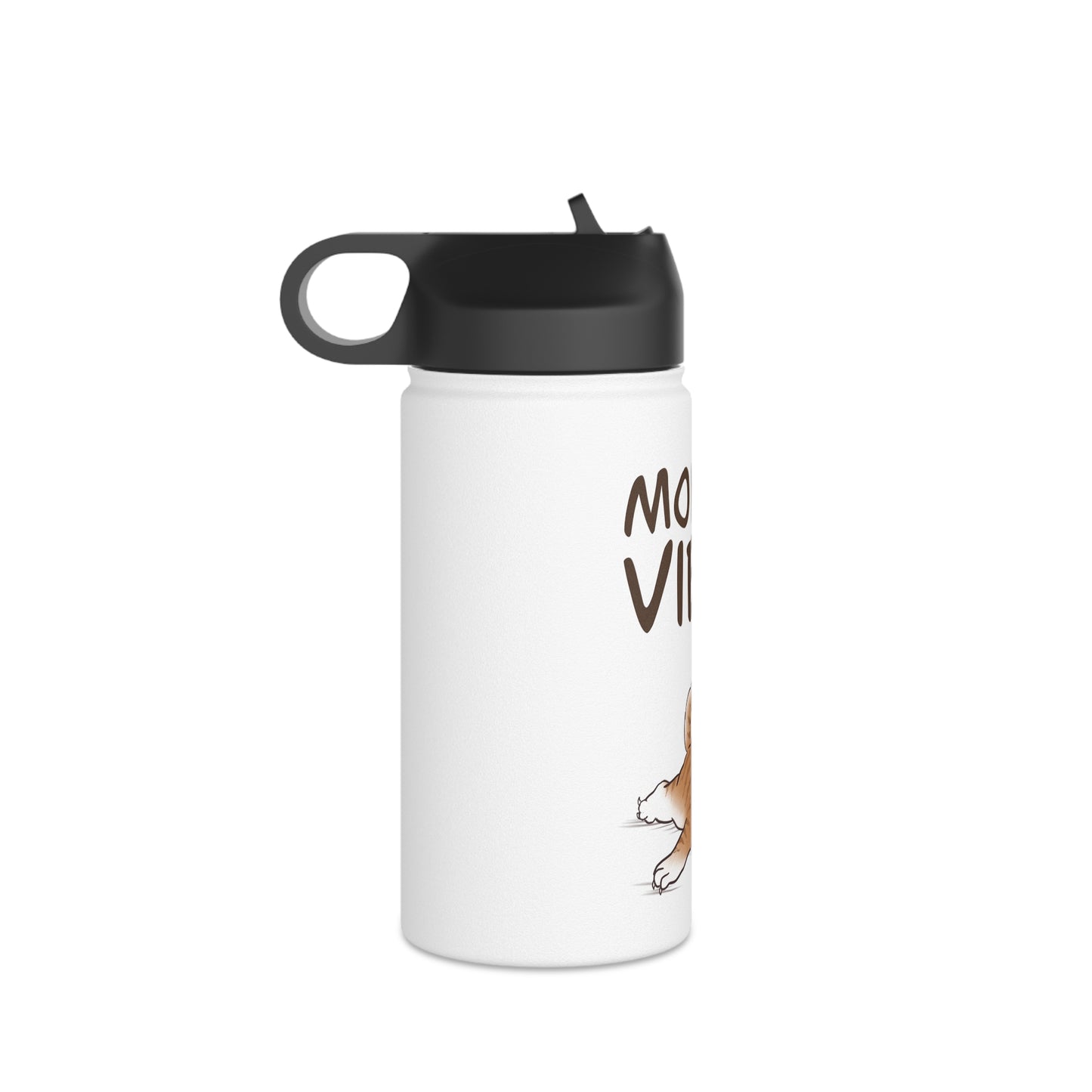 Monday Vibes - Stainless Steel Water Bottle, Standard Lid