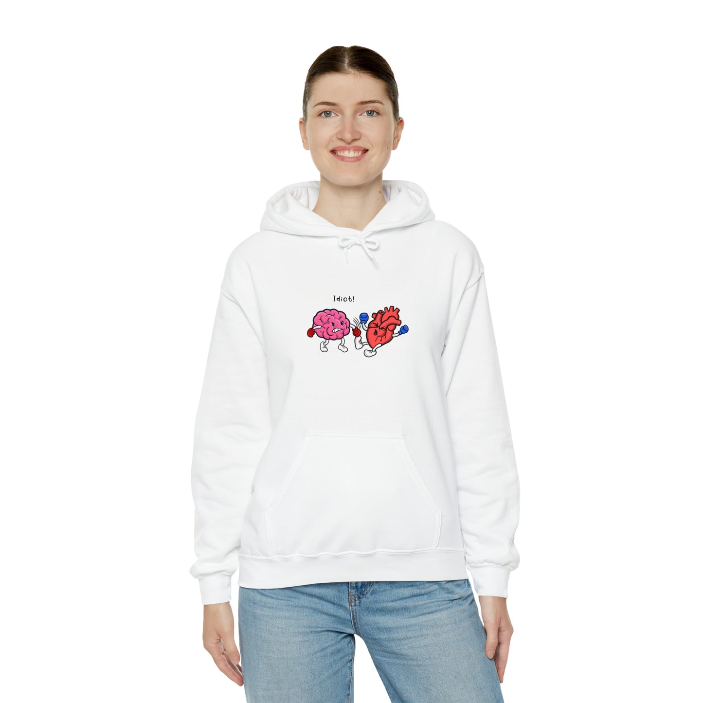 Brain x Heart - Unisex Heavy Blend™ Hooded Sweatshirt