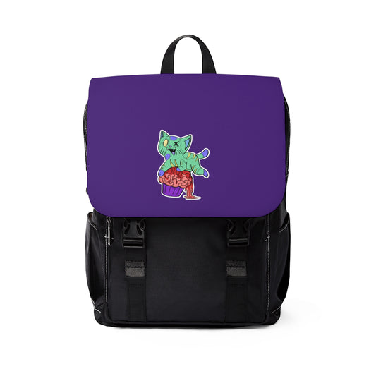 Zombie Cat - Unisex Casual Shoulder Backpack