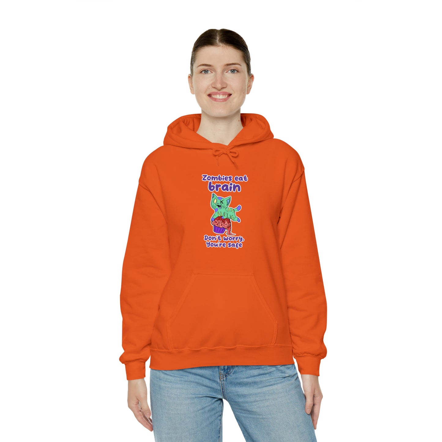 Zombie Cat - Unisex Heavy Blend™ Hooded Sweatshirt