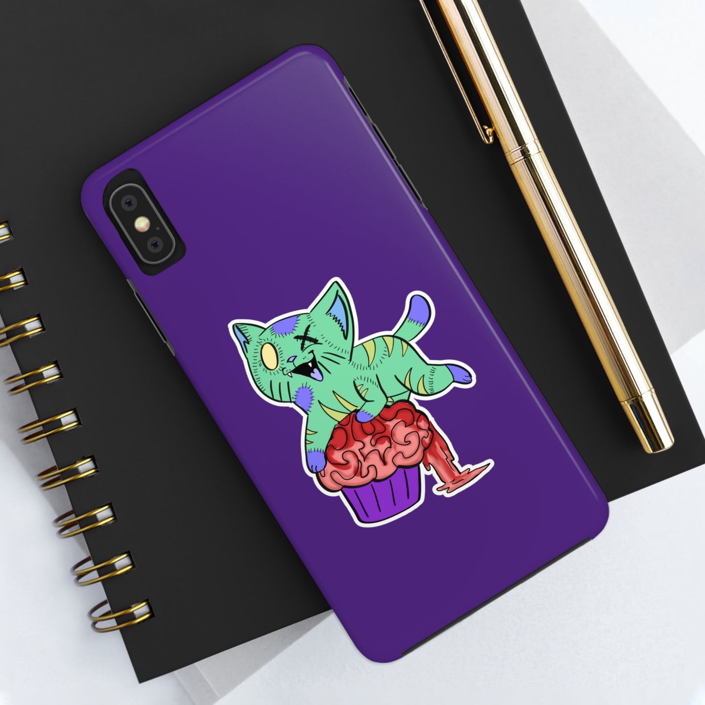 Zombie Cat - Tough Phone Cases