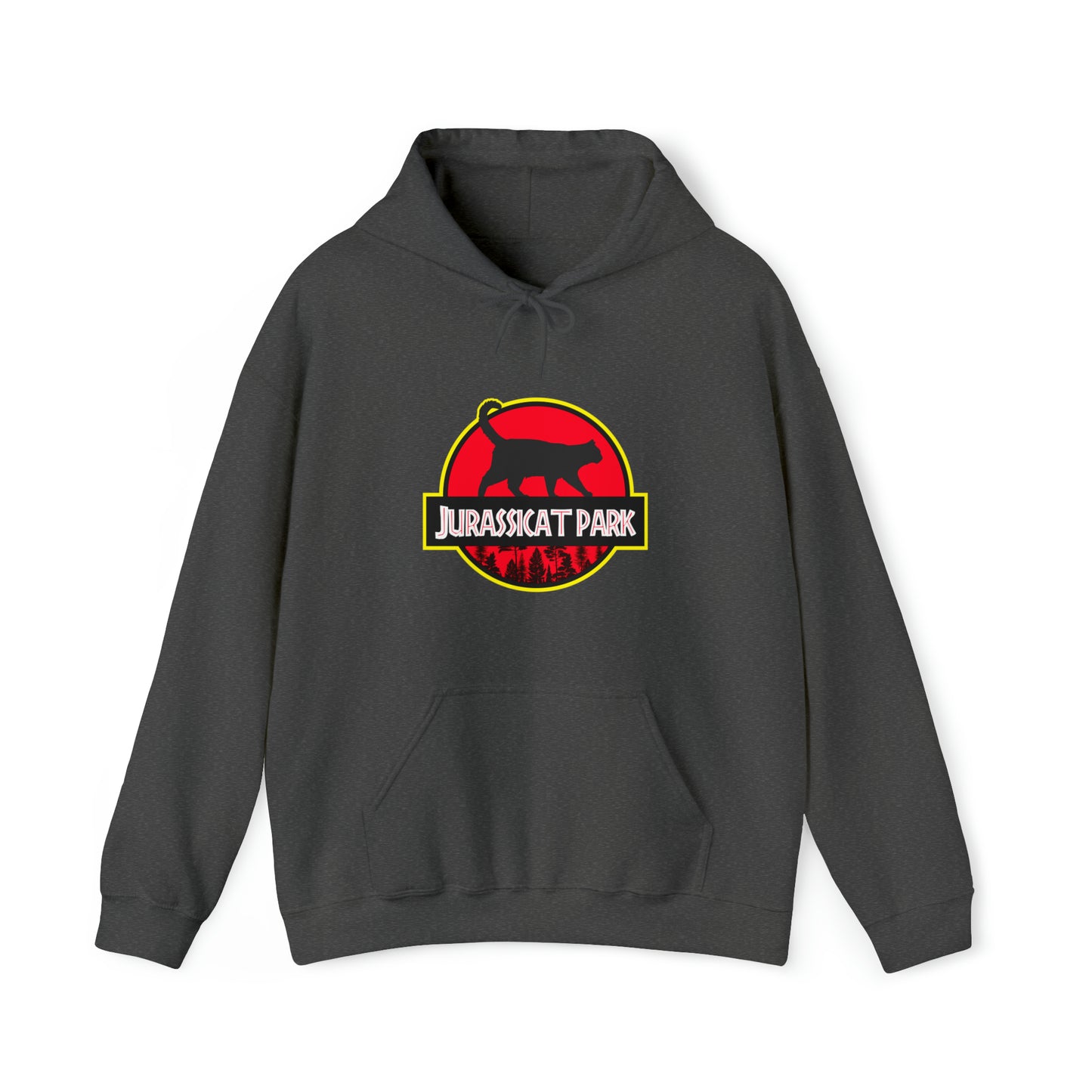 Jurassicat Park - Unisex Heavy Blend™ Hooded Sweatshirt