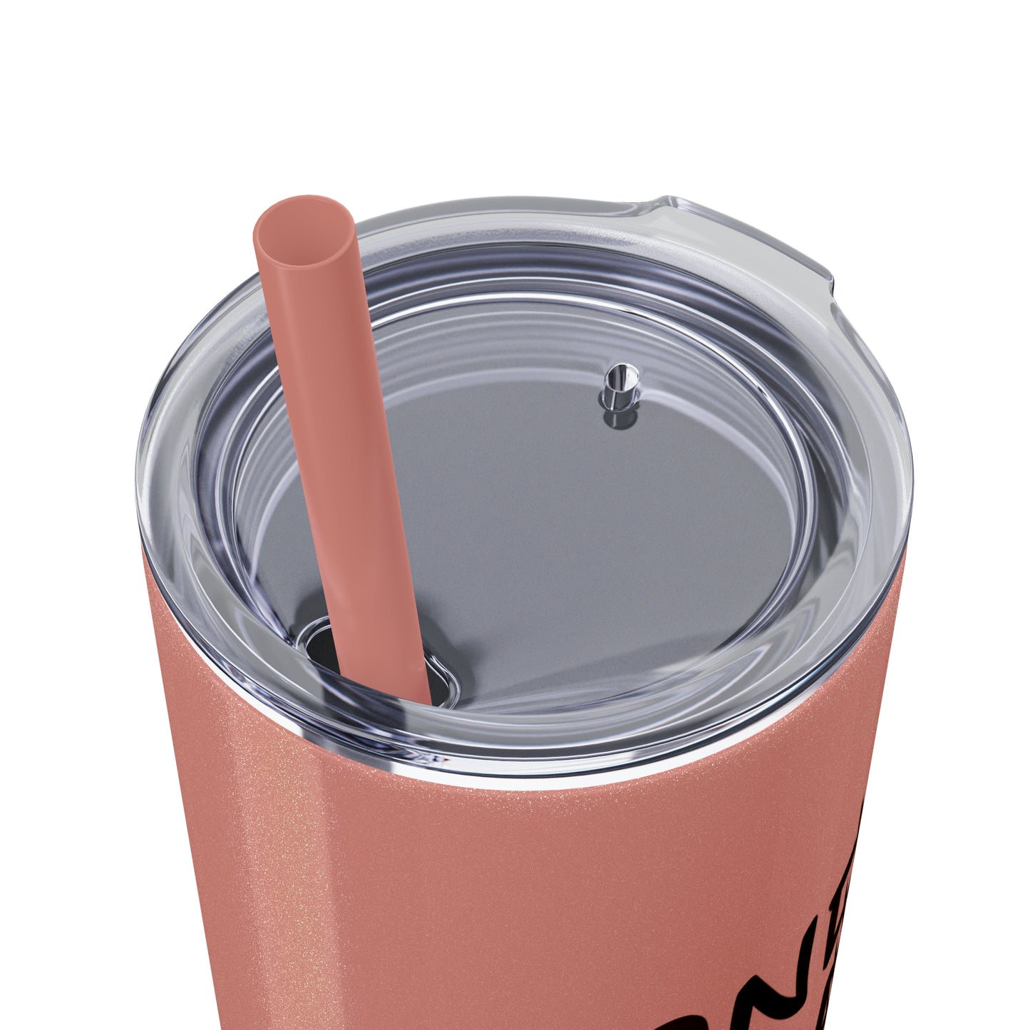 Monday Vibes - Skinny Tumbler with Straw, 20oz