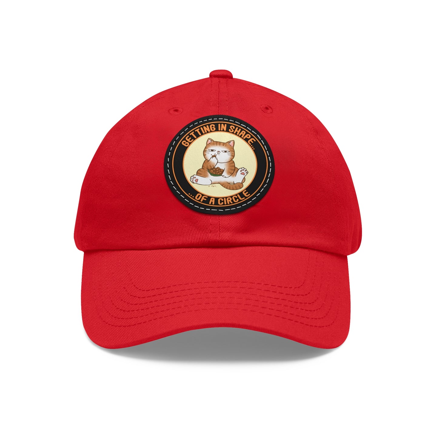 In Shape - Dad Hat with Leather Patch (Round)