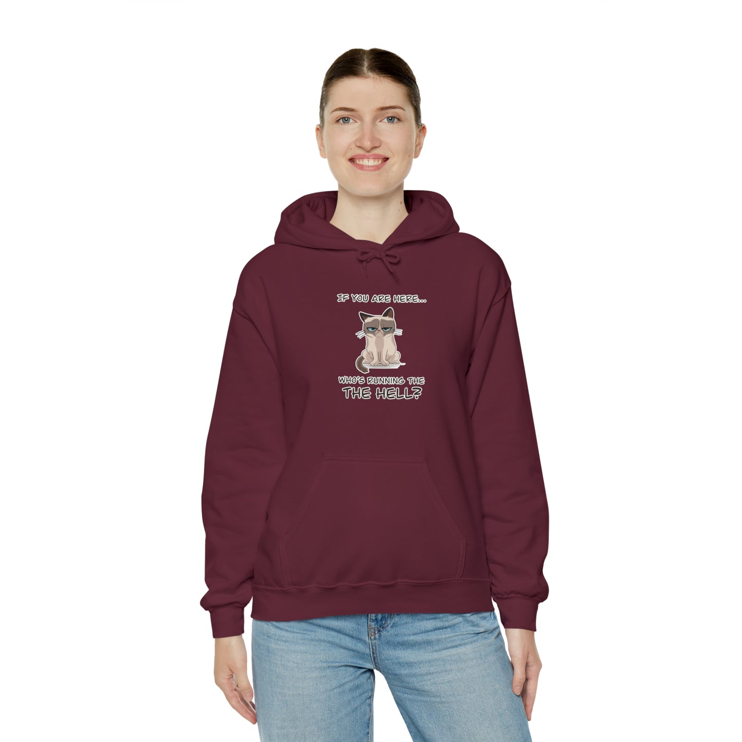 Hell Cat - Unisex Heavy Blend™ Hooded Sweatshirt