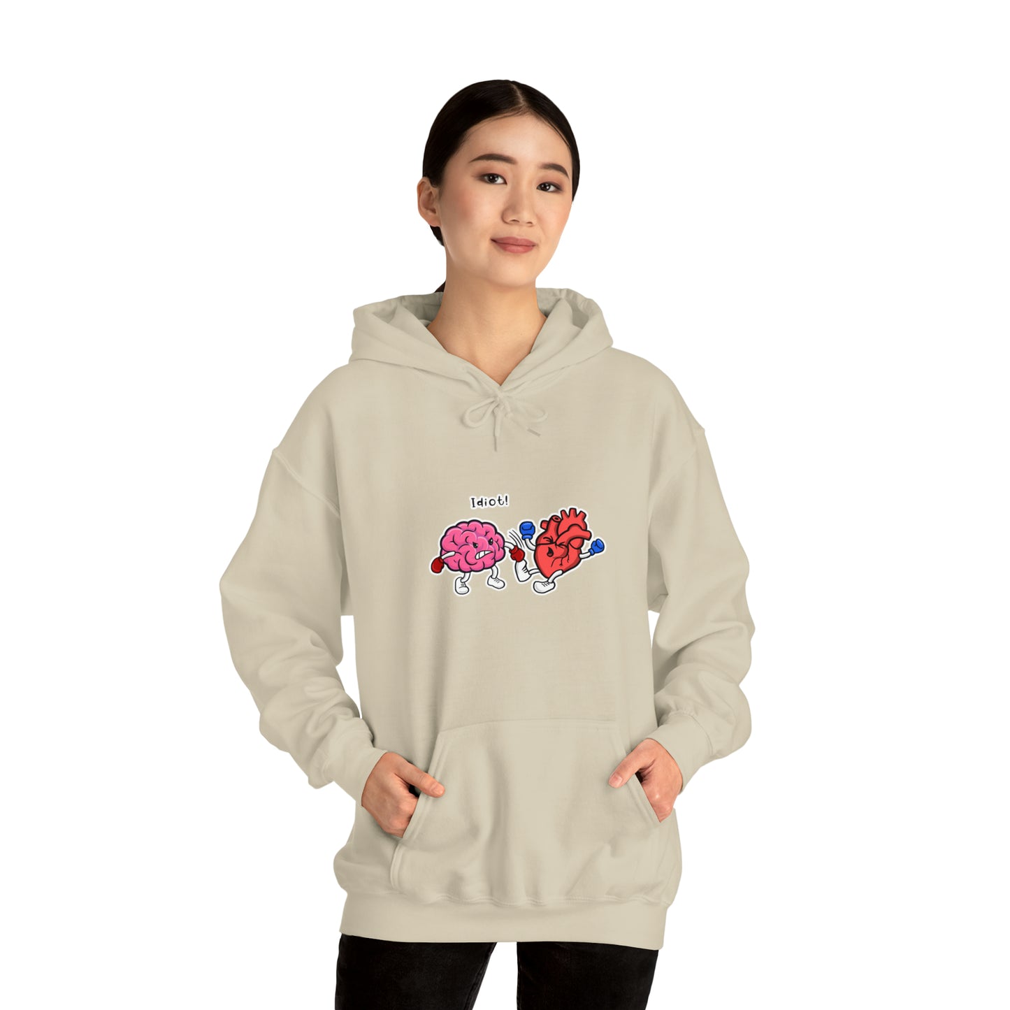 Brain x Heart - Unisex Heavy Blend™ Hooded Sweatshirt