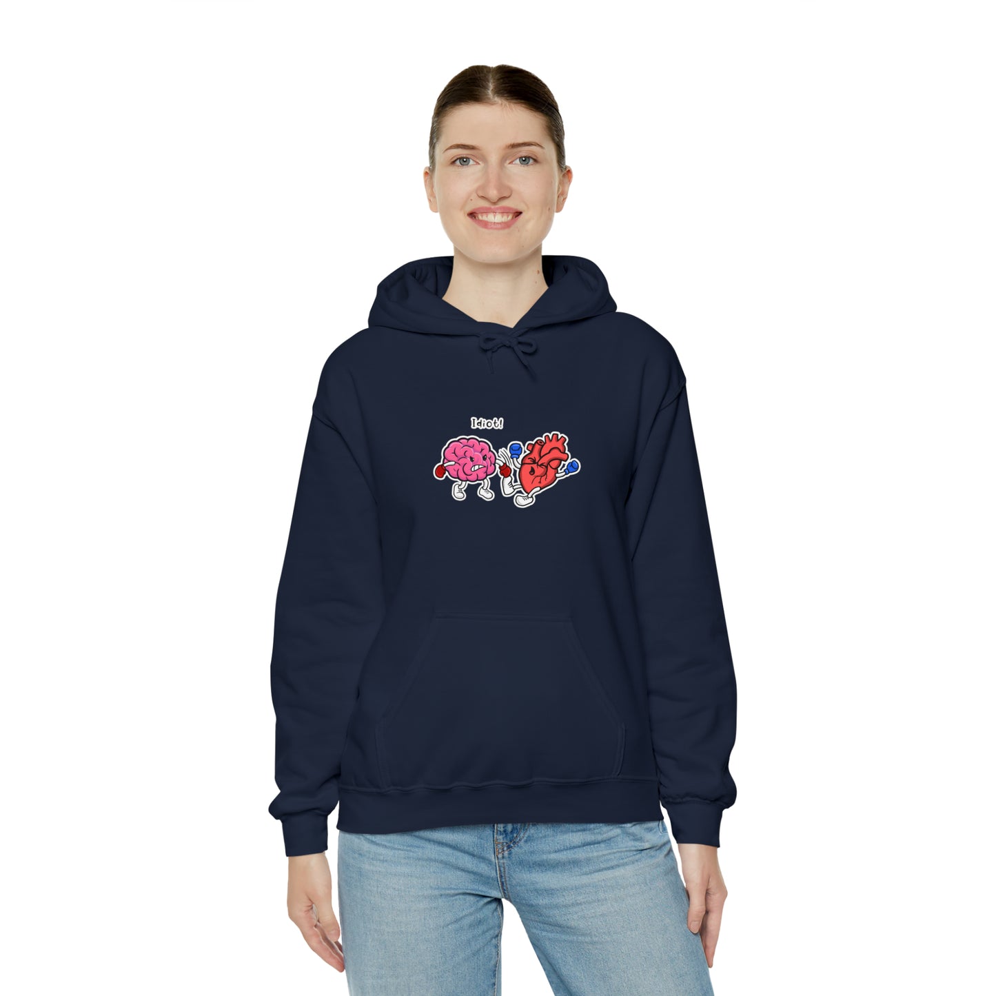 Brain x Heart - Unisex Heavy Blend™ Hooded Sweatshirt