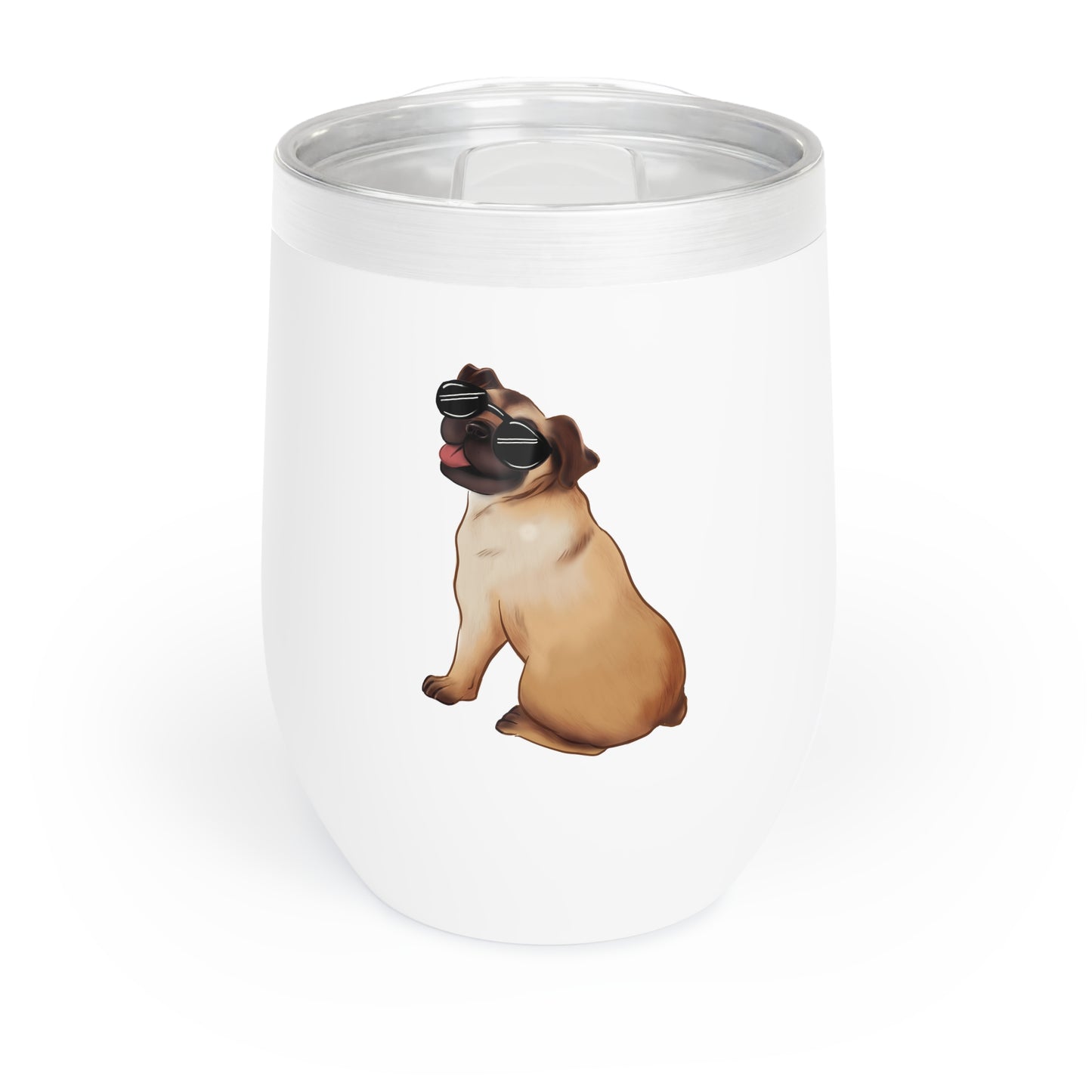 Pug - Chill Wine Tumbler