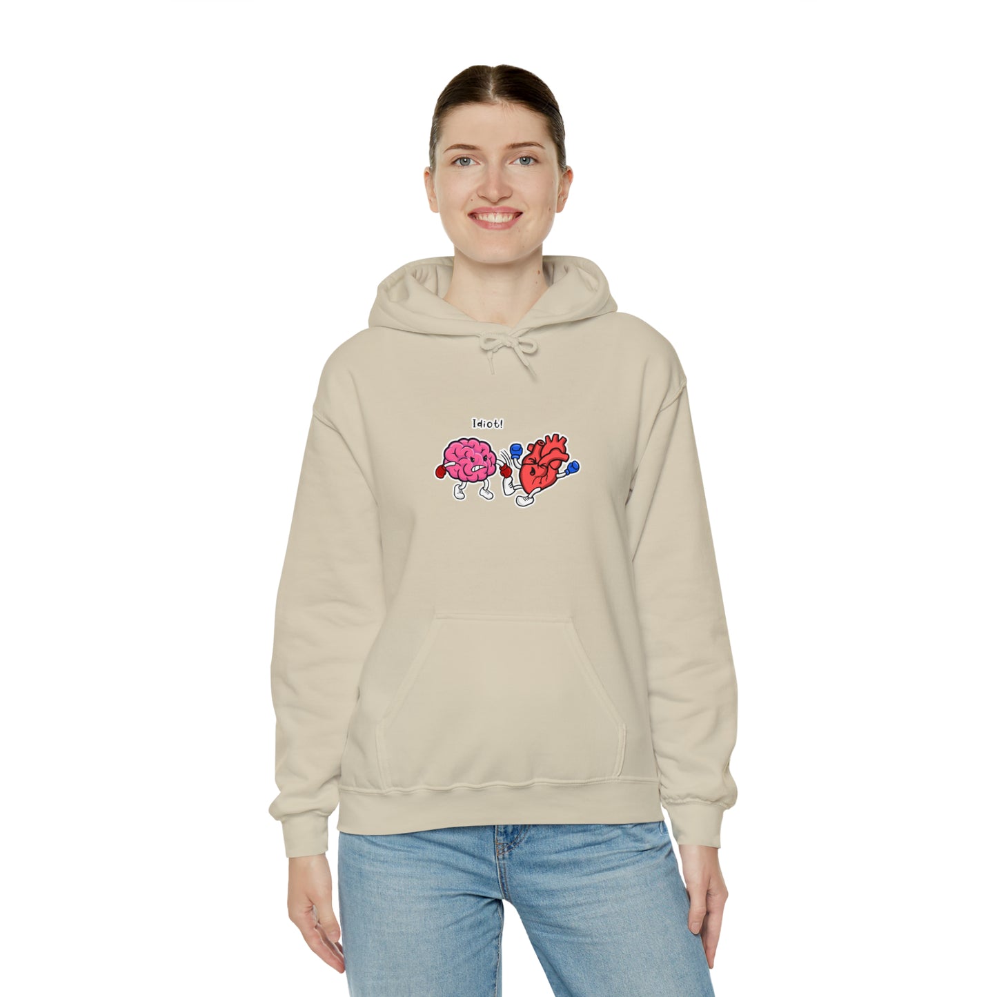 Brain x Heart - Unisex Heavy Blend™ Hooded Sweatshirt