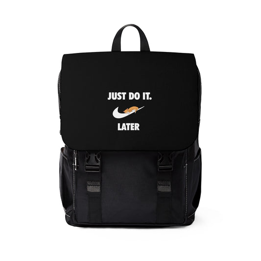 Just do it later - Unisex Casual Shoulder Backpack