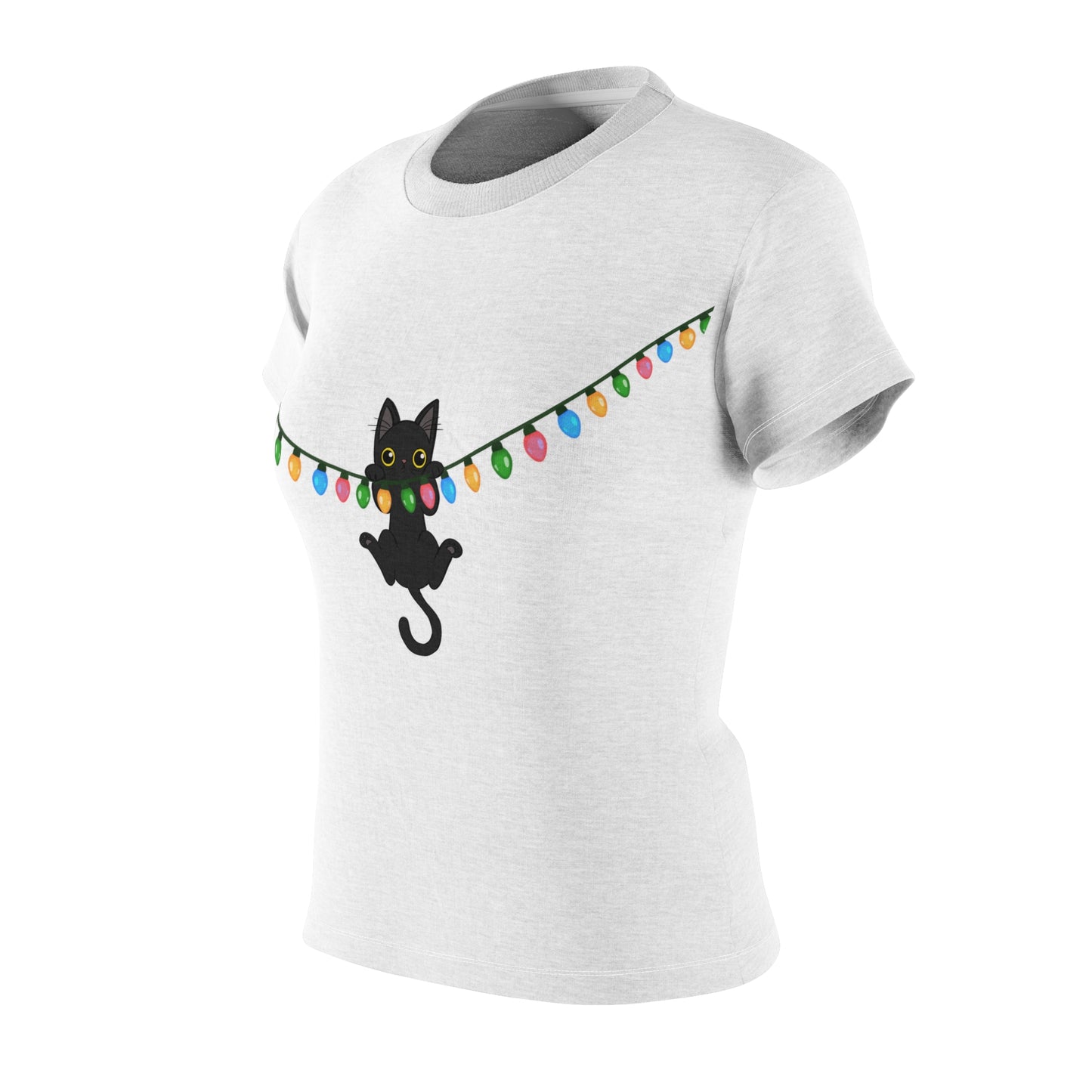 Meow Christmas - Women's Cut & Sew Tee (AOP)