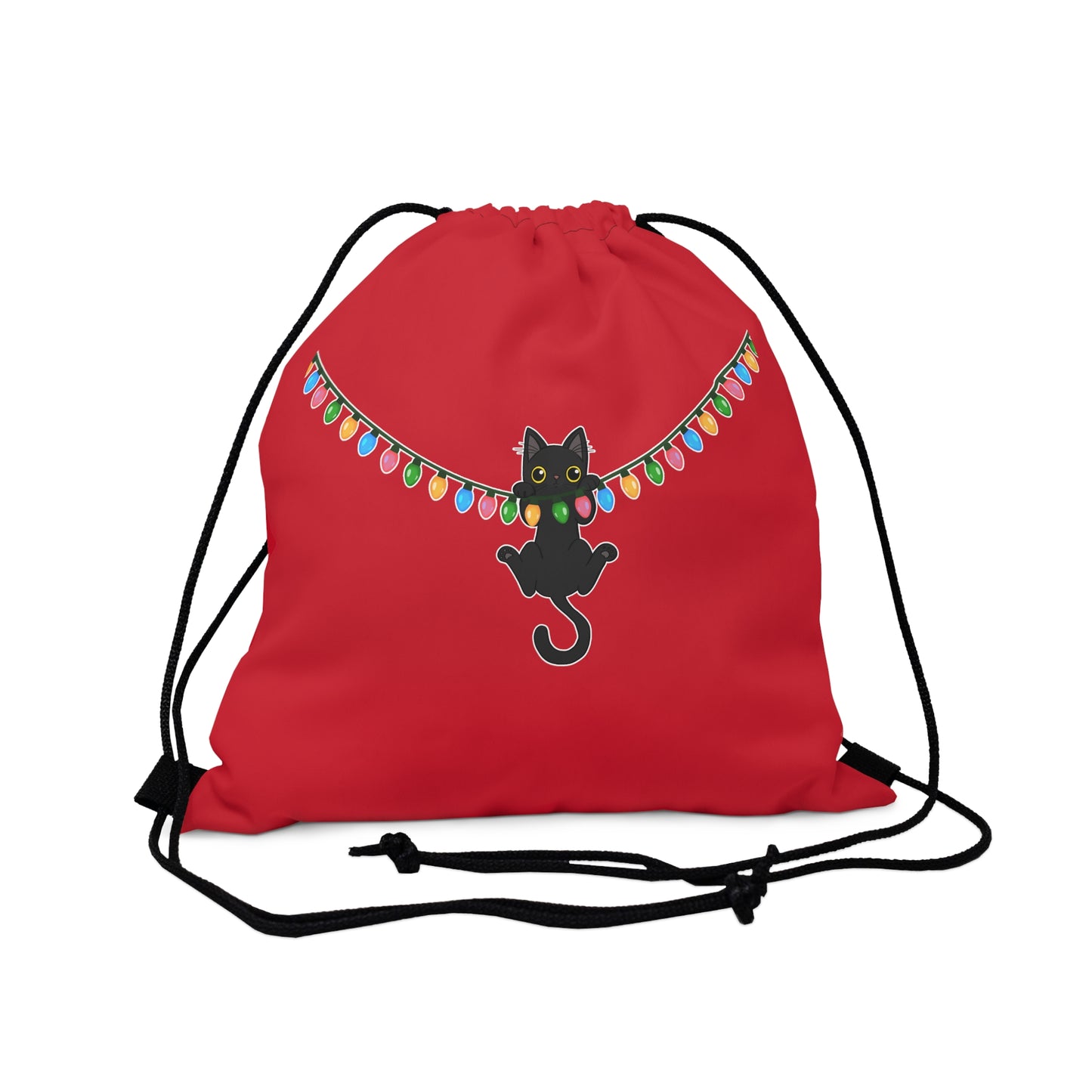 Meow Christmas - Outdoor Drawstring Bag